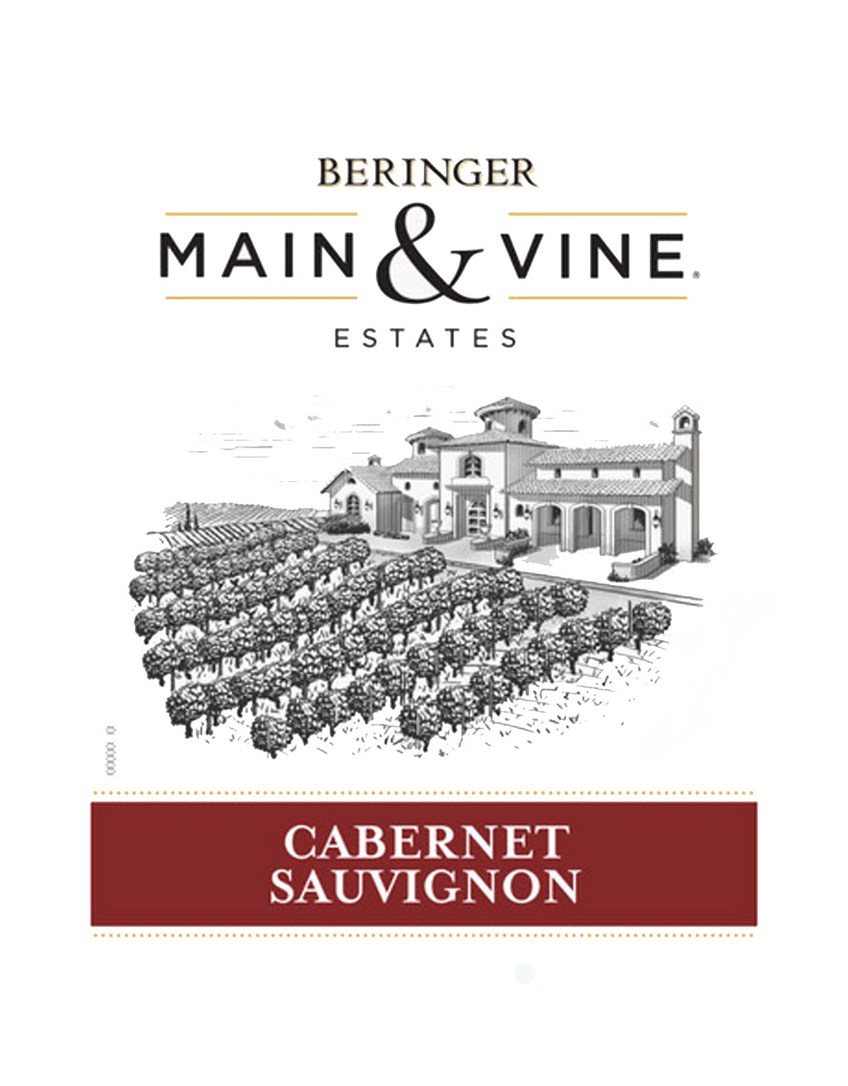 Beringer Cabernet Sauvignon Main & Vine - 12 Bottles