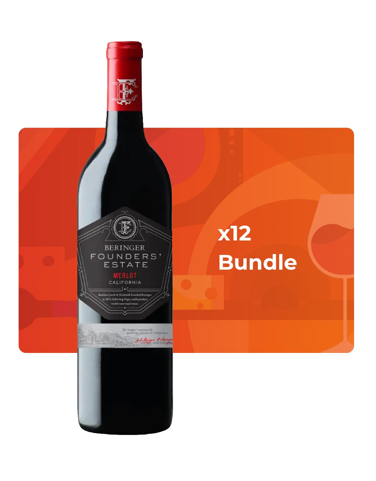 Beringer Merlot Founders' Estate - Bundle & Save