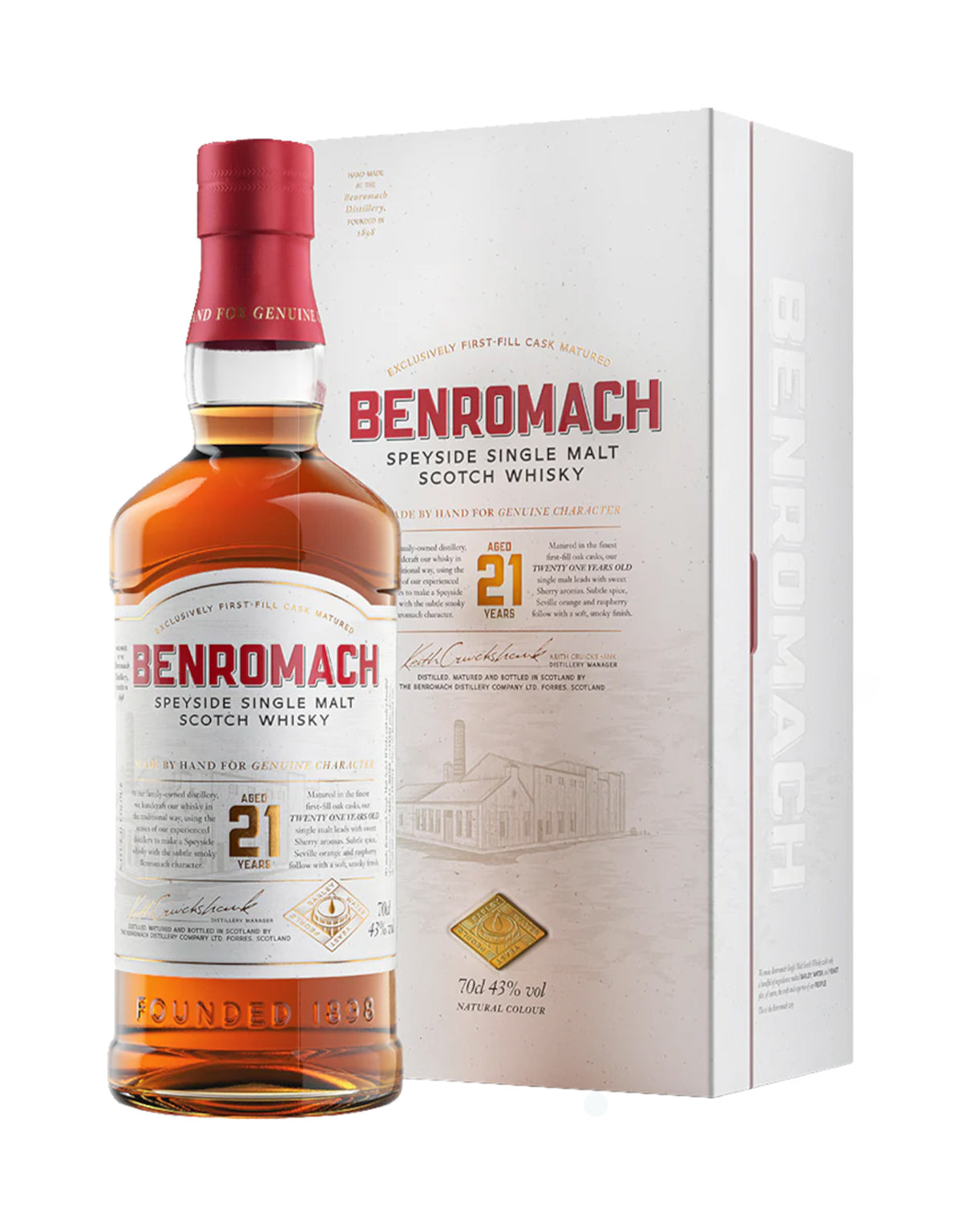 Benromach 21 Years Old Single Malt Scotch Whisky