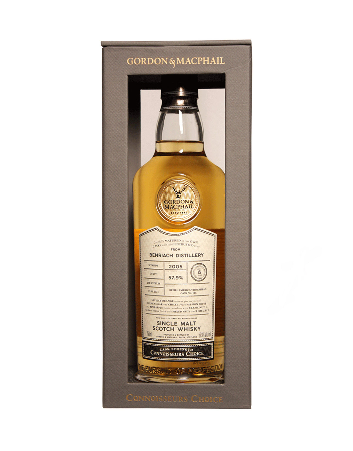 Gordon & MacPhail Benriach 2005 'Connoisseurs Choice'