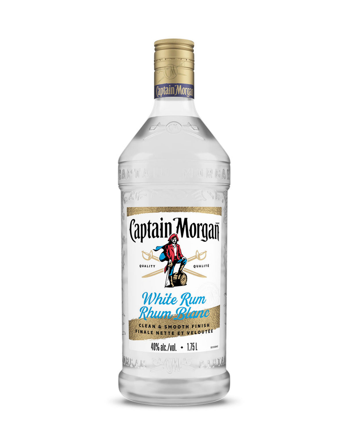 Captain Morgan White Rum - 1.75 Litre (Plastic Bottle)