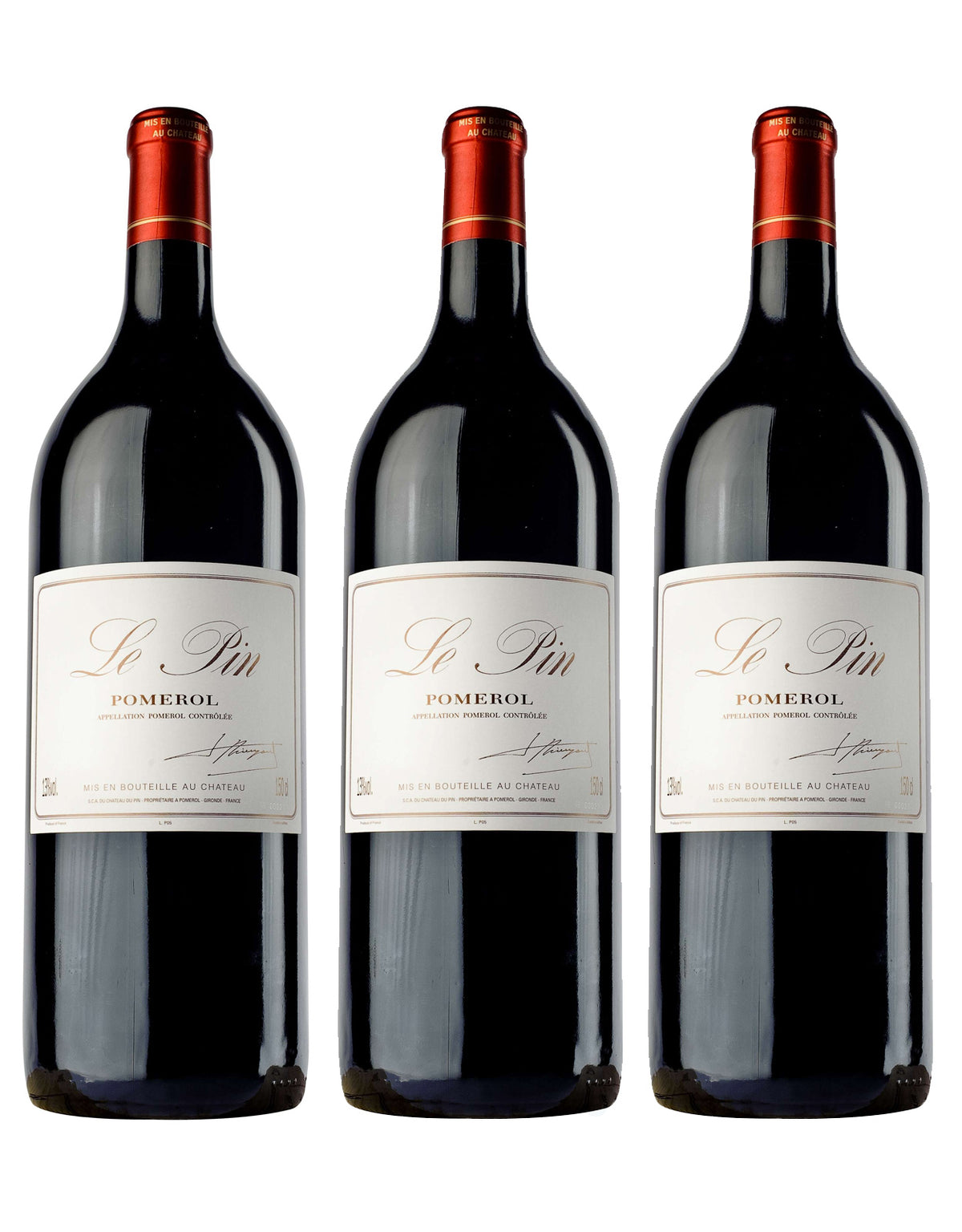 Chateau Le Pin 2007 (1.5 Litre) - 3 Magnum Bottles