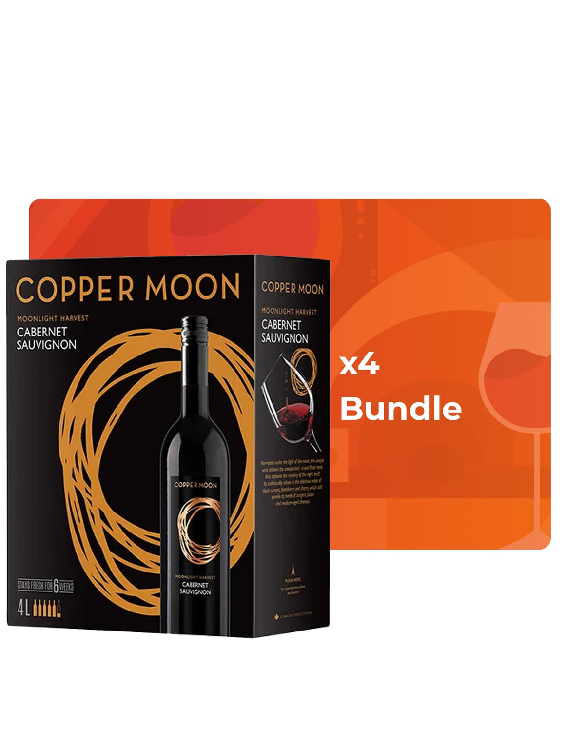 Copper Moon Cabernet Sauvignon - 4 Litre Box - Bundle & Save