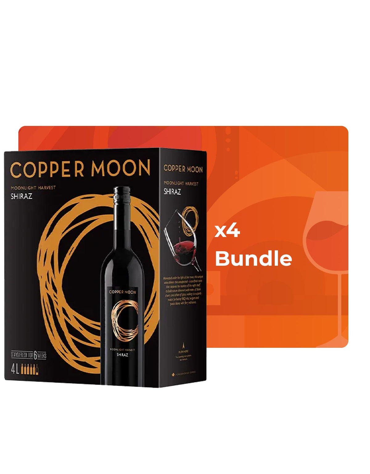 Copper Moon Shiraz - 4 Litre Box - Bundle & Save