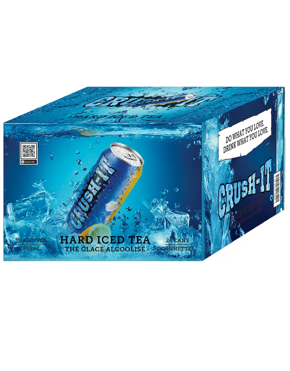 Crush-It Hard Iced Tea 355 ml - 24 Cans