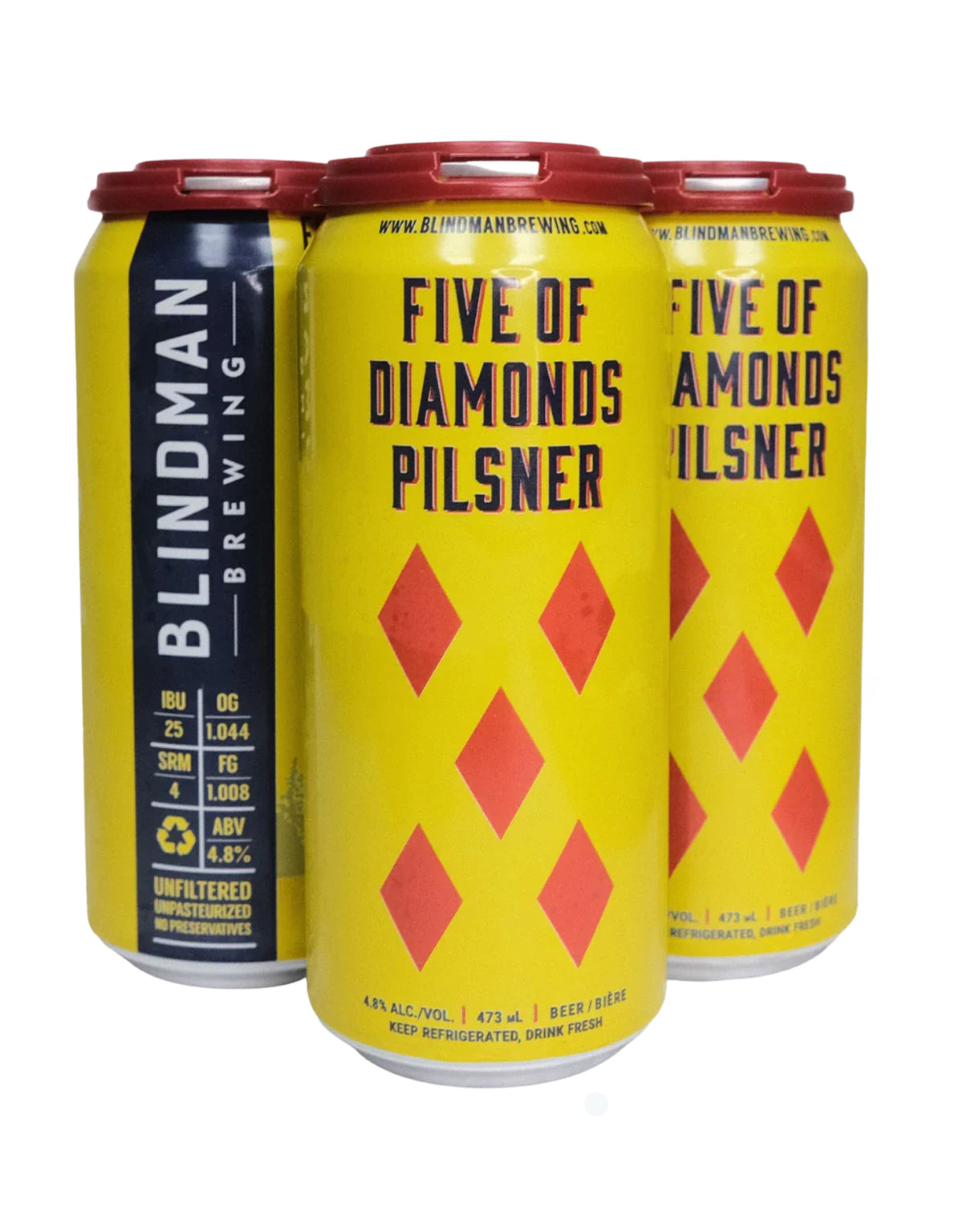 Blindman Five of Diamonds Pilsner - 24 Cans