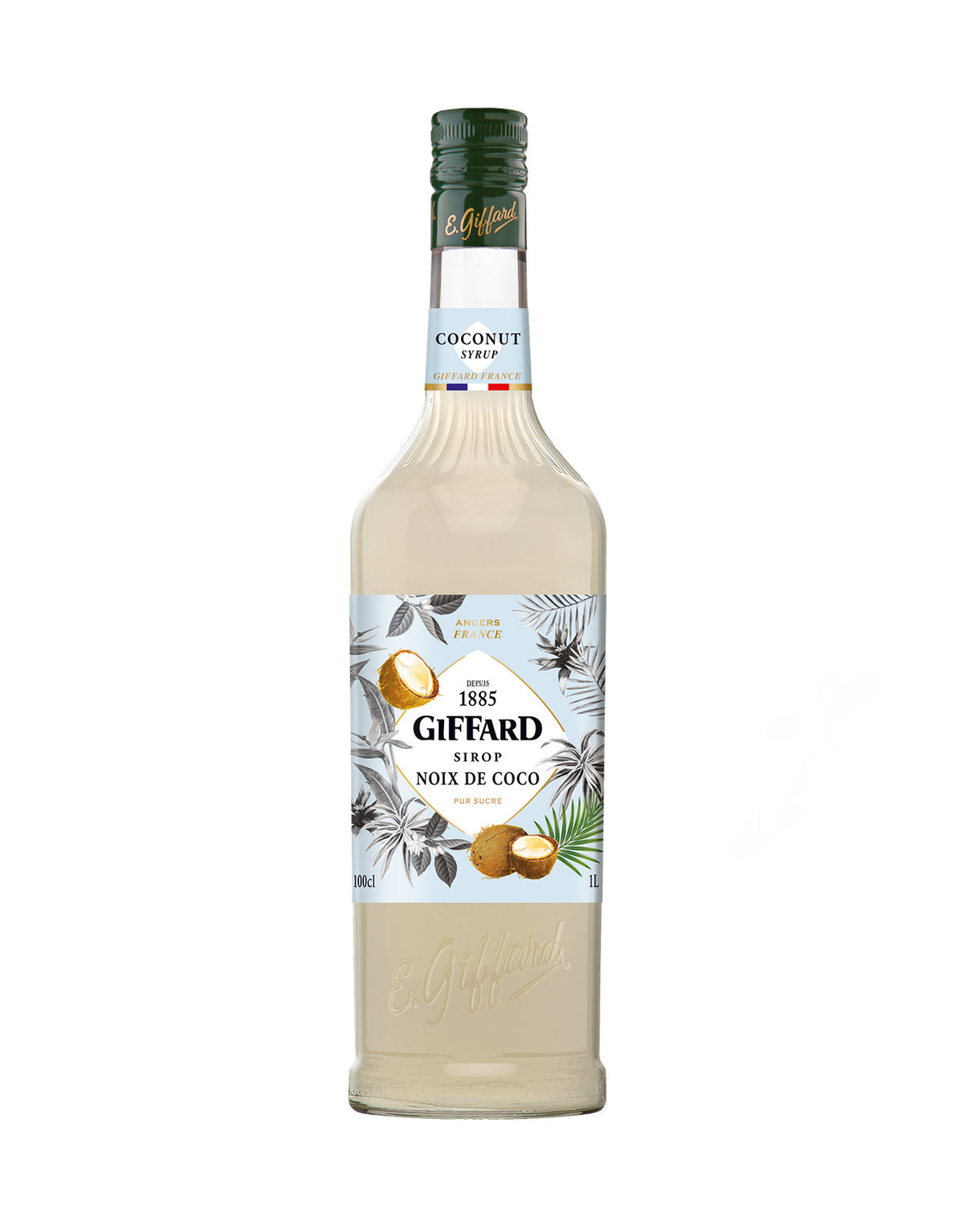 Giffard Coconut Syrup (Non Alcoholic) - 1 Litre Bottle