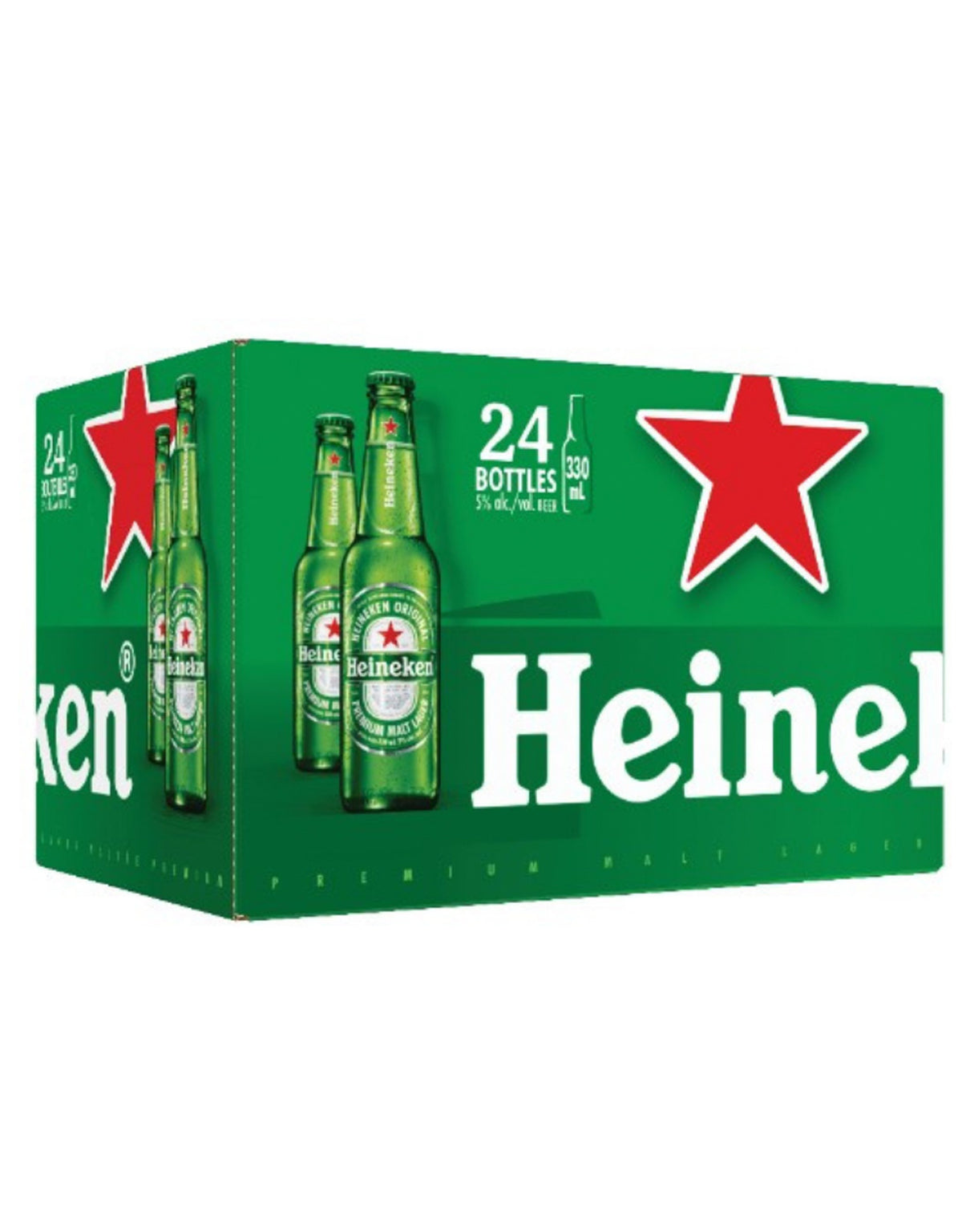 Heineken 330 ml - 24 Bottles