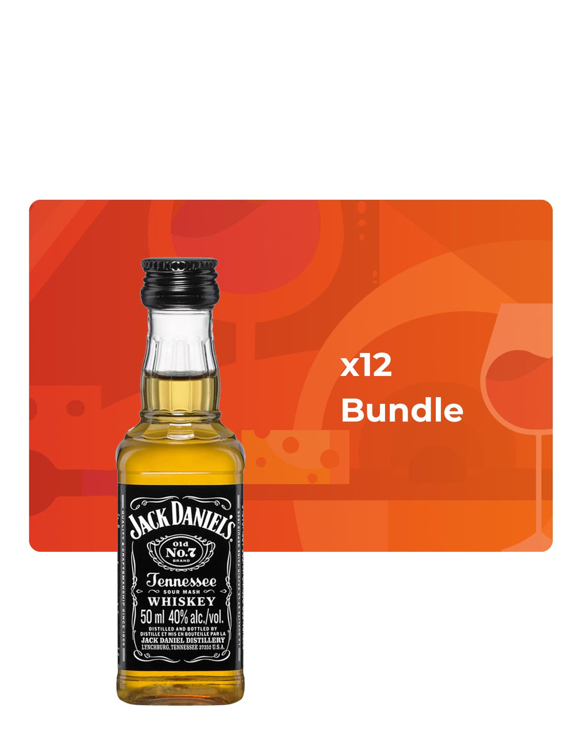 Jack Daniel's - Mini 50 ml - Bundle & Save
