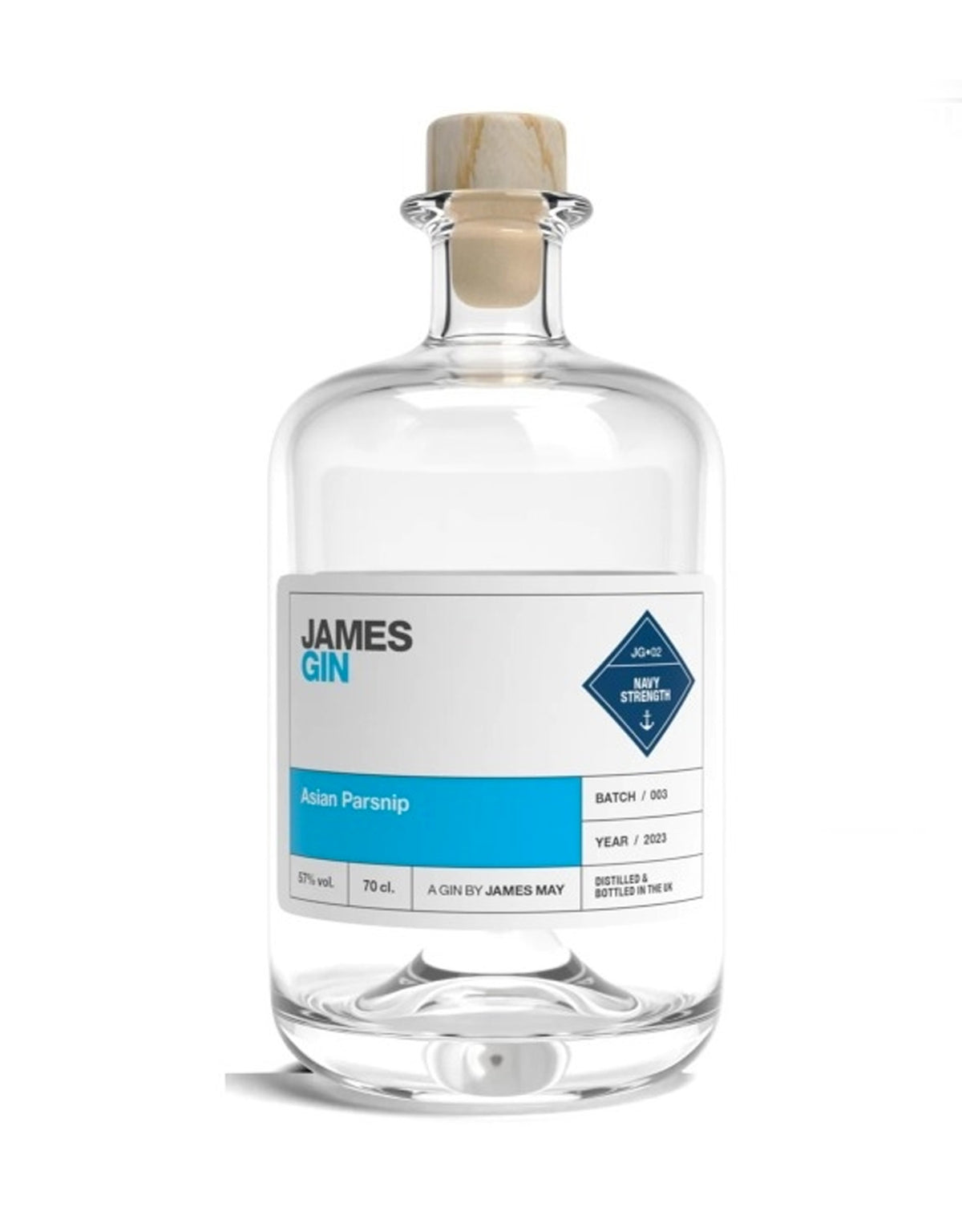 James Gin Asian Parsnip: Navy Strength