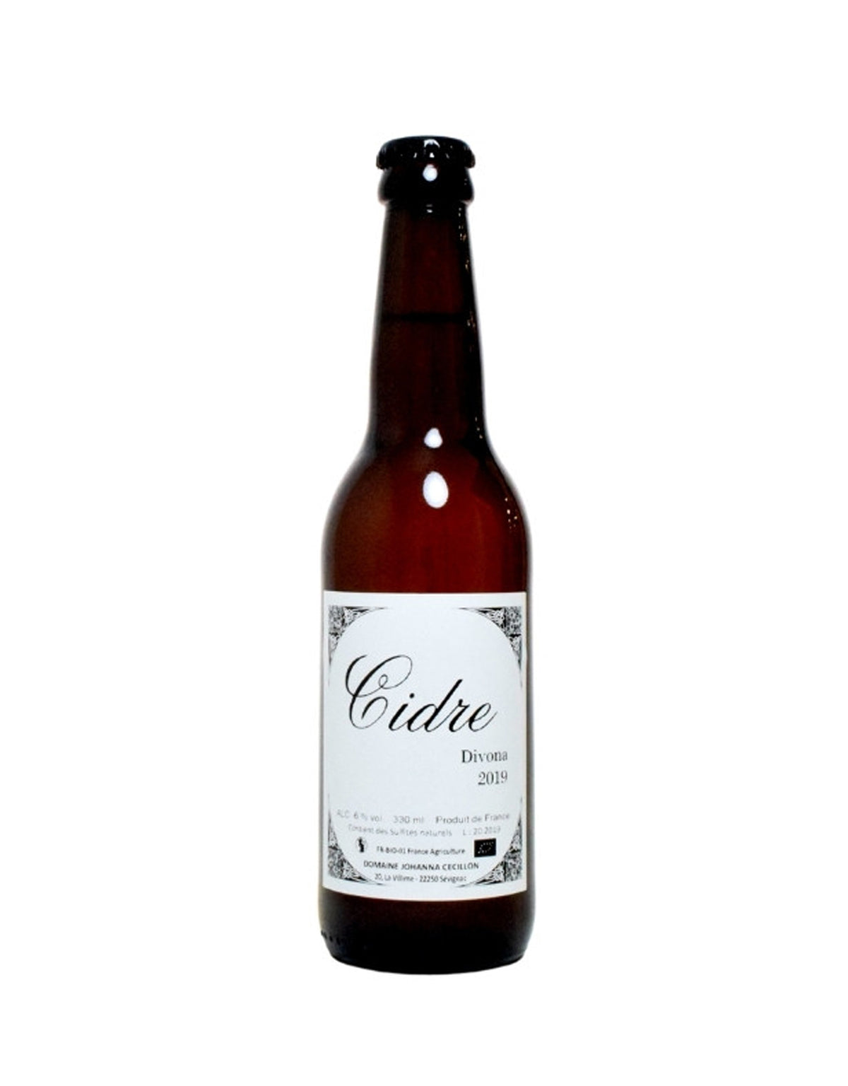 Johanna Cecillon Cidre Divona 330 ml - 12 Bottles
