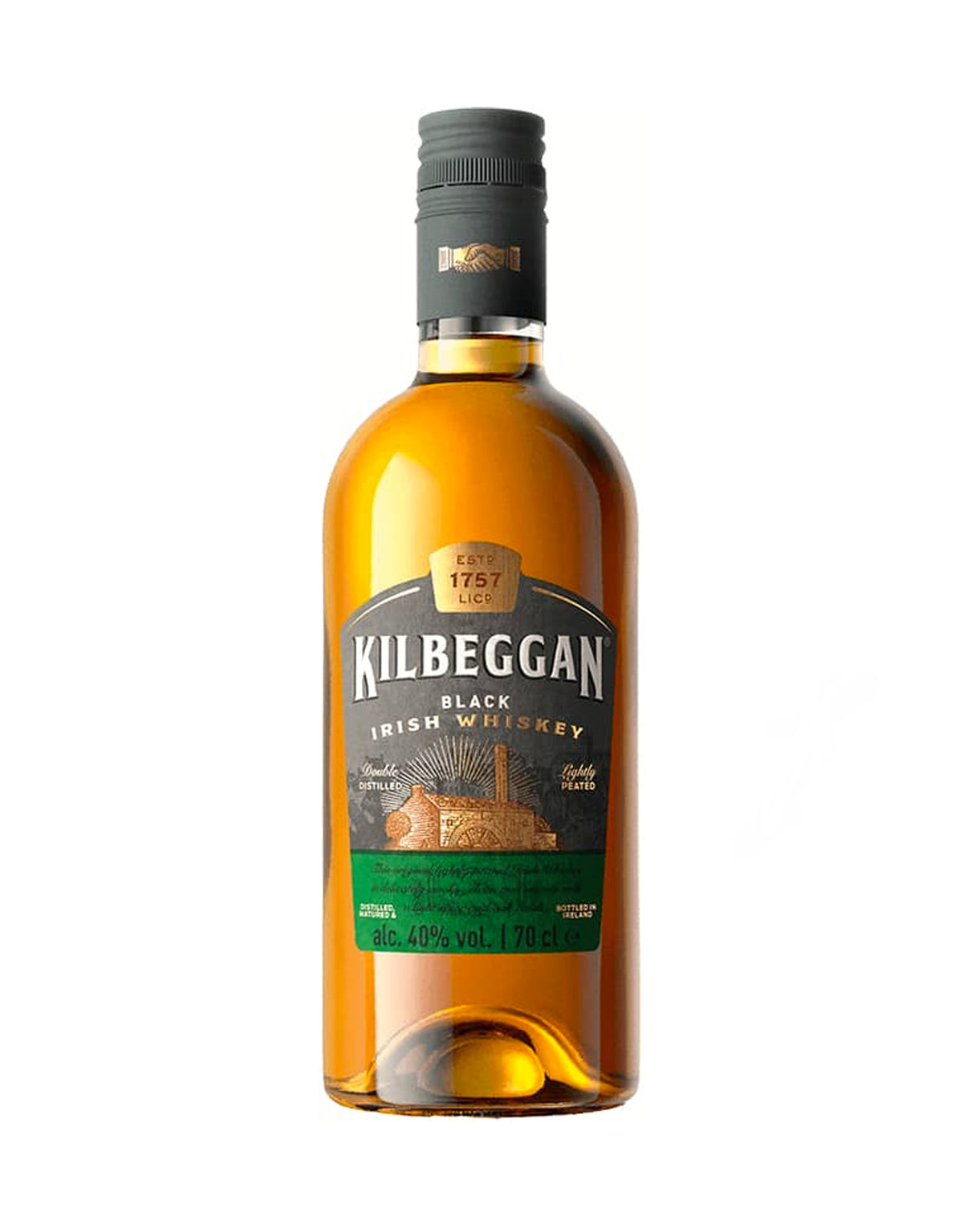 Kilbeggan Black Irish Whiskey - 700 ml