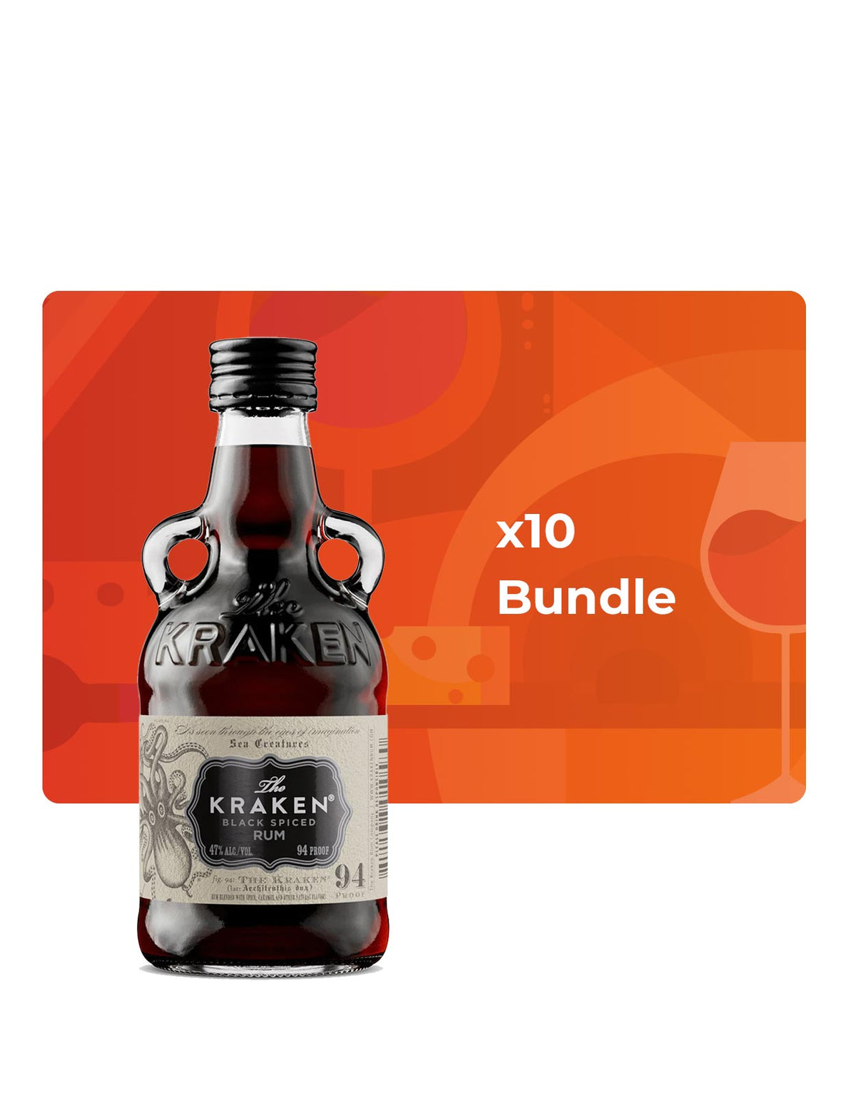 Kraken Black Spiced Rum - Mini 50 ml - Bundle & Save