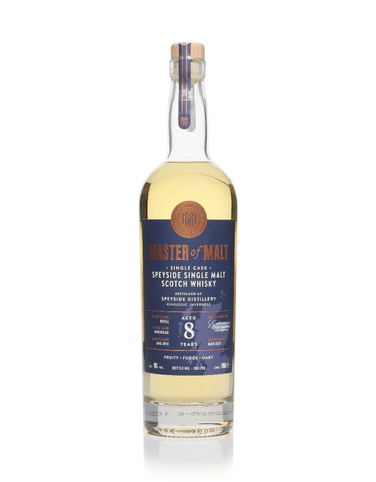 The Speyside Distillery (Master of Malt) Single Malt 8 Year Old 2014