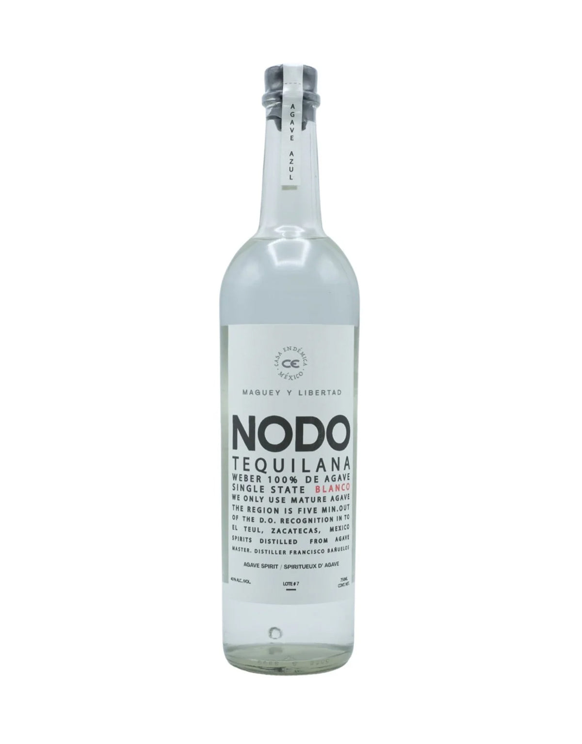 NODO Tequilana Blanco - ZYN THE WINE MARKET LTD.