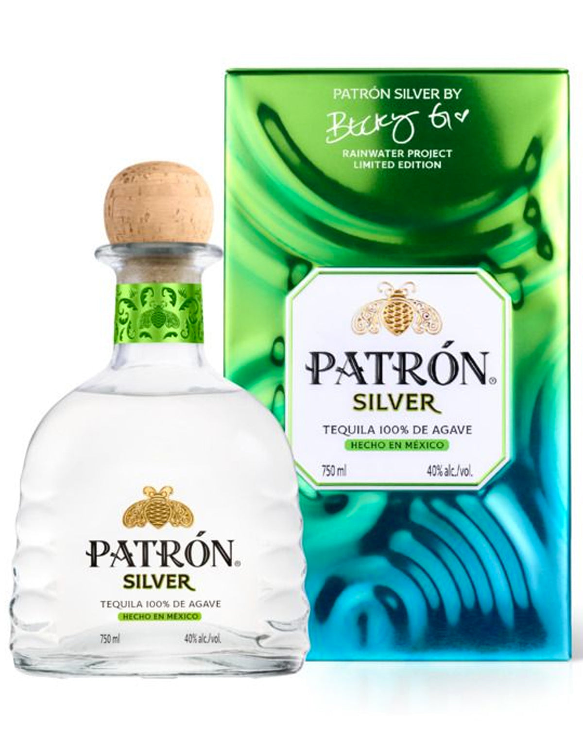 Patron Silver Tequila - Limited Edition Rain Water Tin