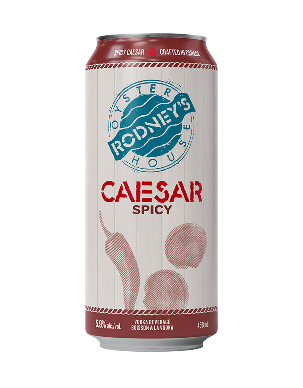Rodney's Spicy Caesar 458 ml - 24 Cans