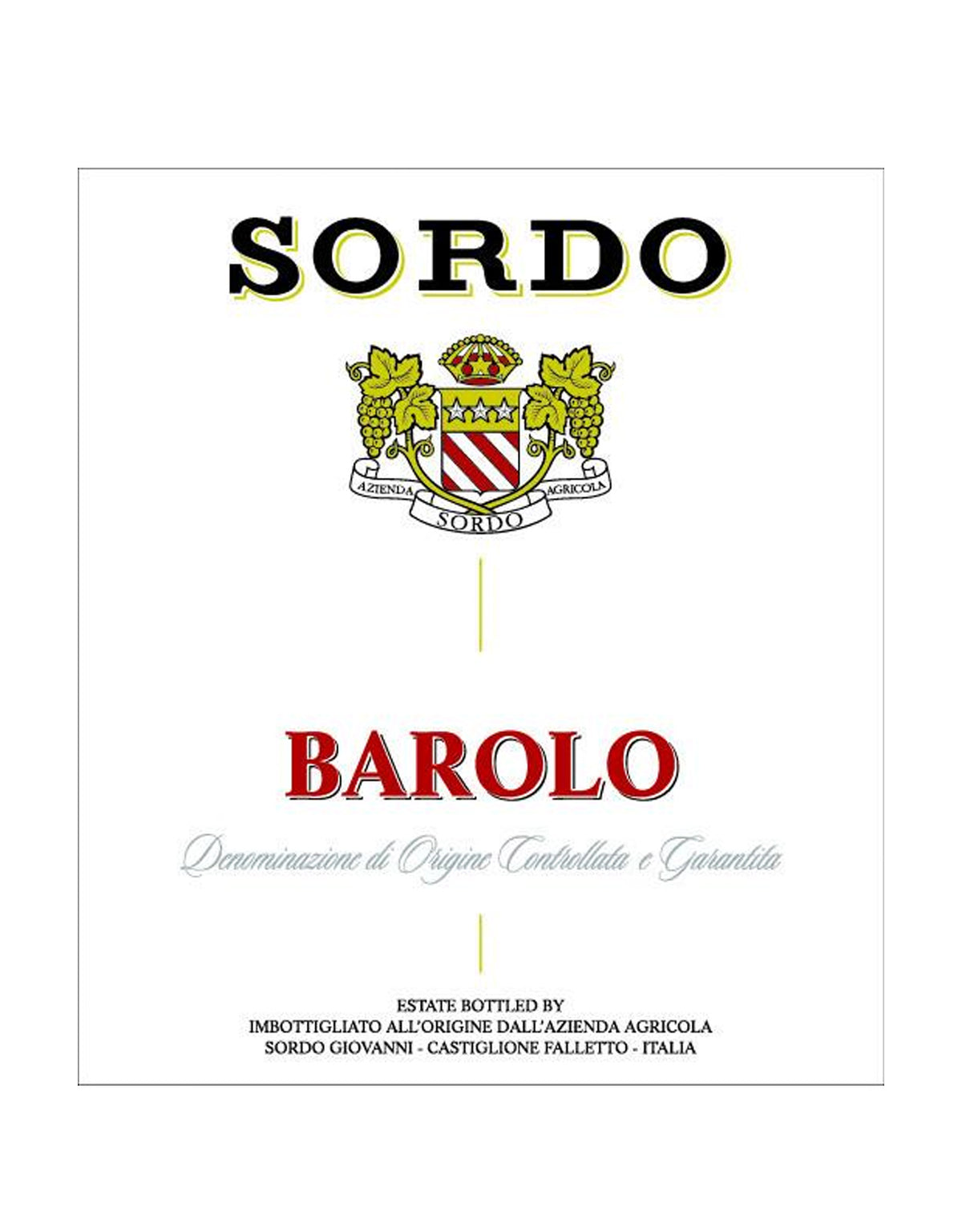 Sordo Giovanni Barolo 2016