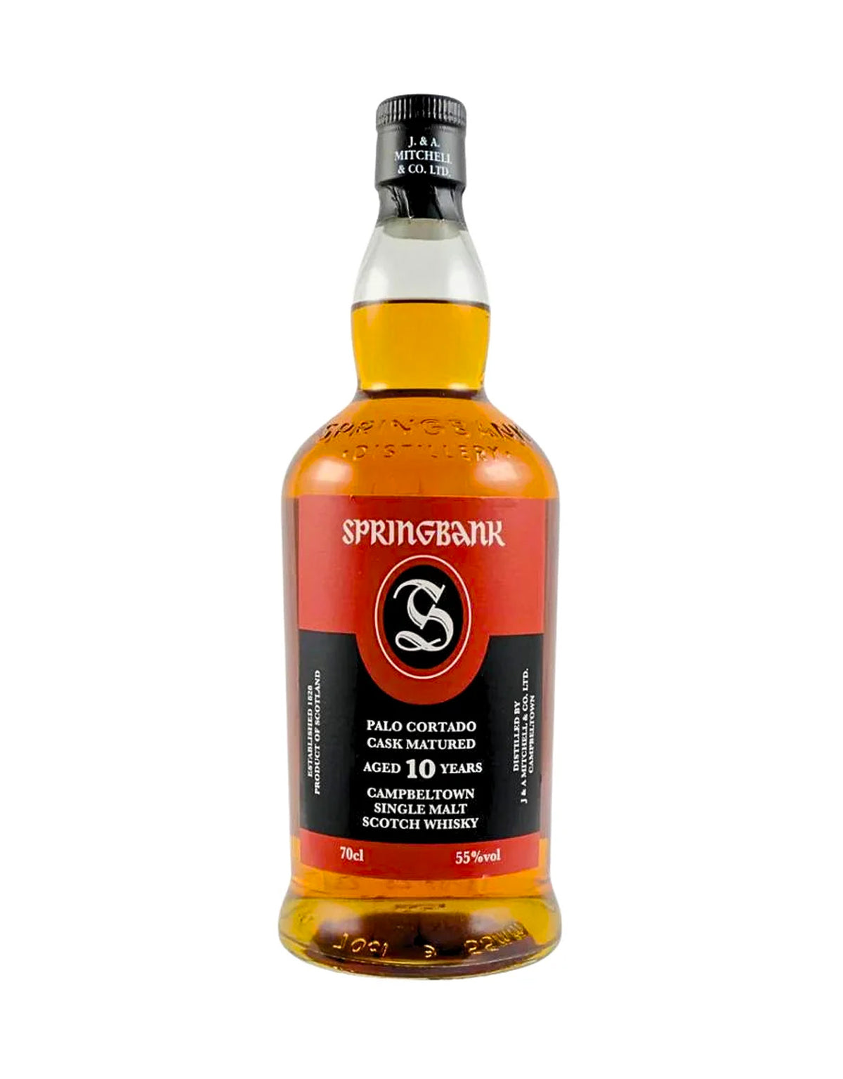Springbank 10 Year Old 'Palo Cortado' Cask Matured - 700 ml - (Limited to 1 bottle per customer)
