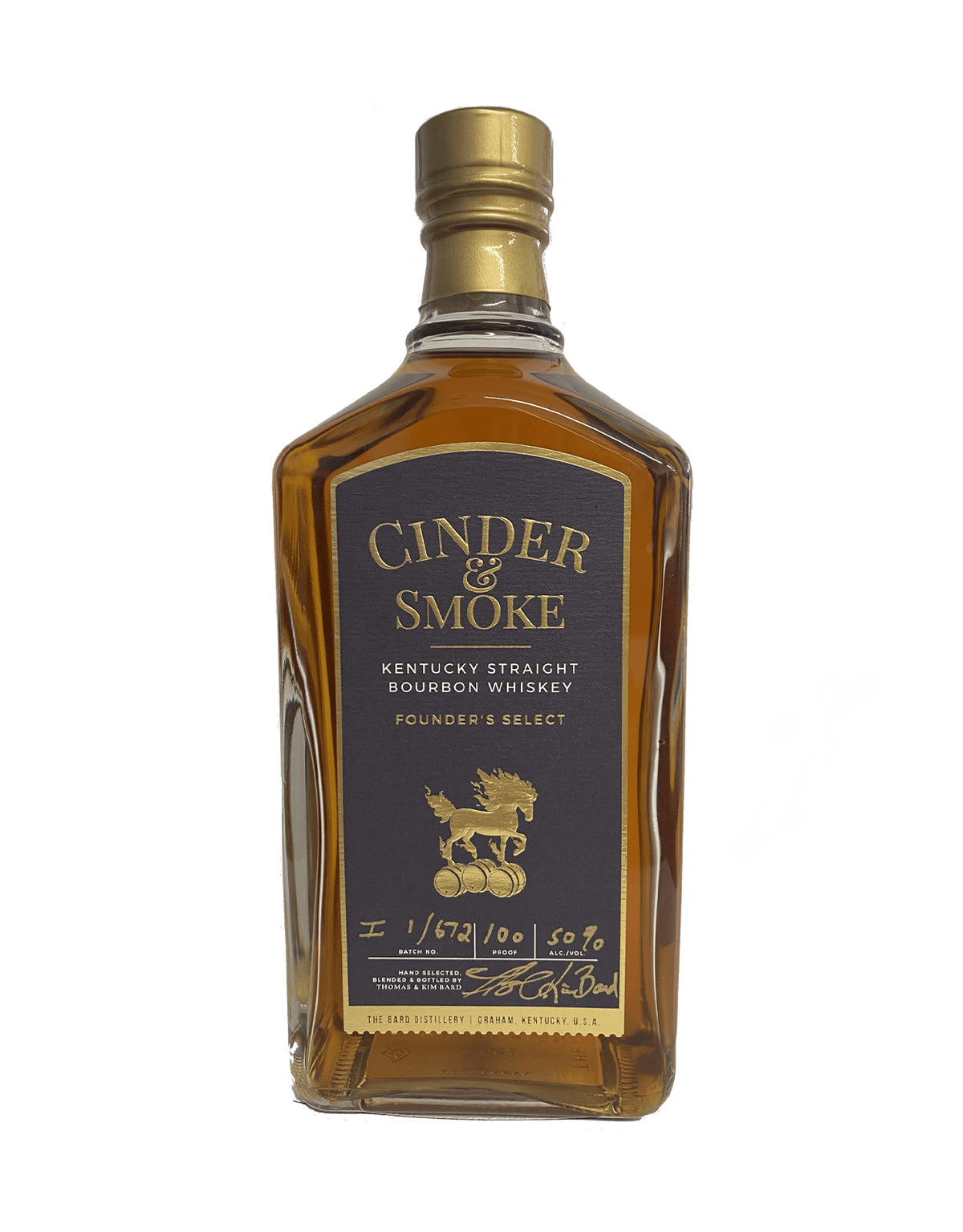 The Bard Distillery Cinder & Smoke Bourbon