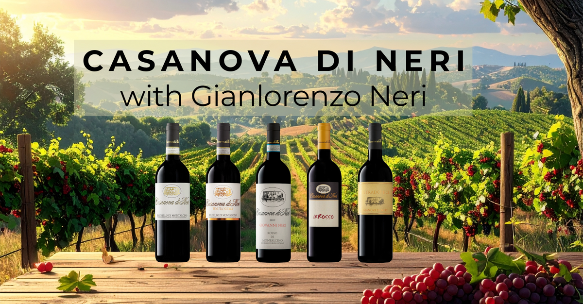 Casanova di Neri with Brunello Master, Gianlorenzo Neri
