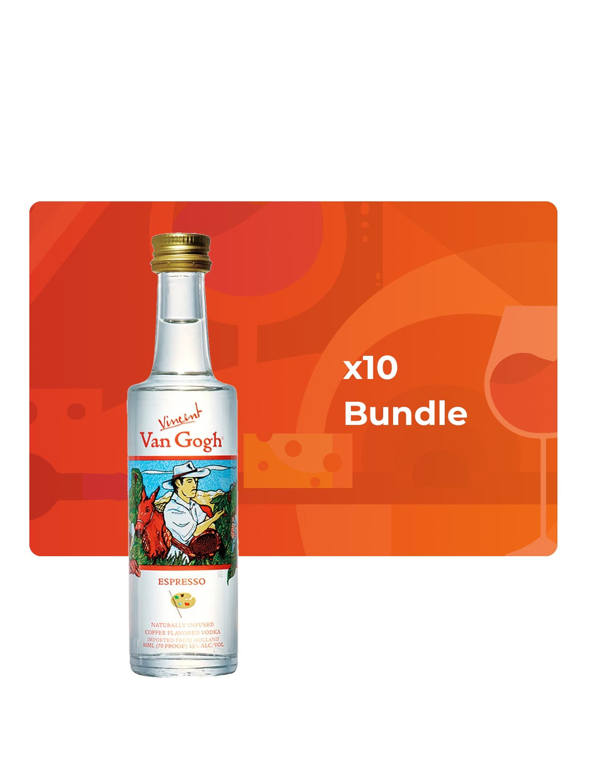 Van Gogh Espresso Vodka - Mini 50 ml - Bundle & Save