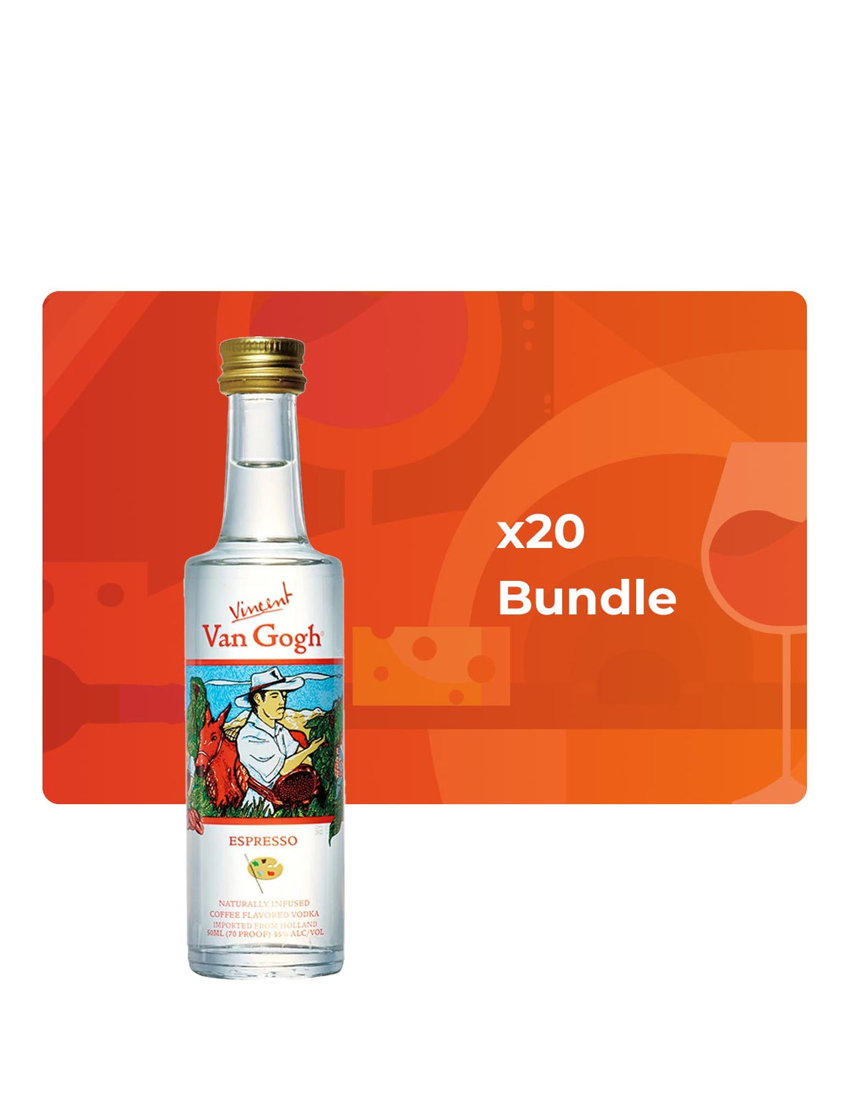 Van Gogh Espresso Vodka - Mini 50 ml - Bundle & Save