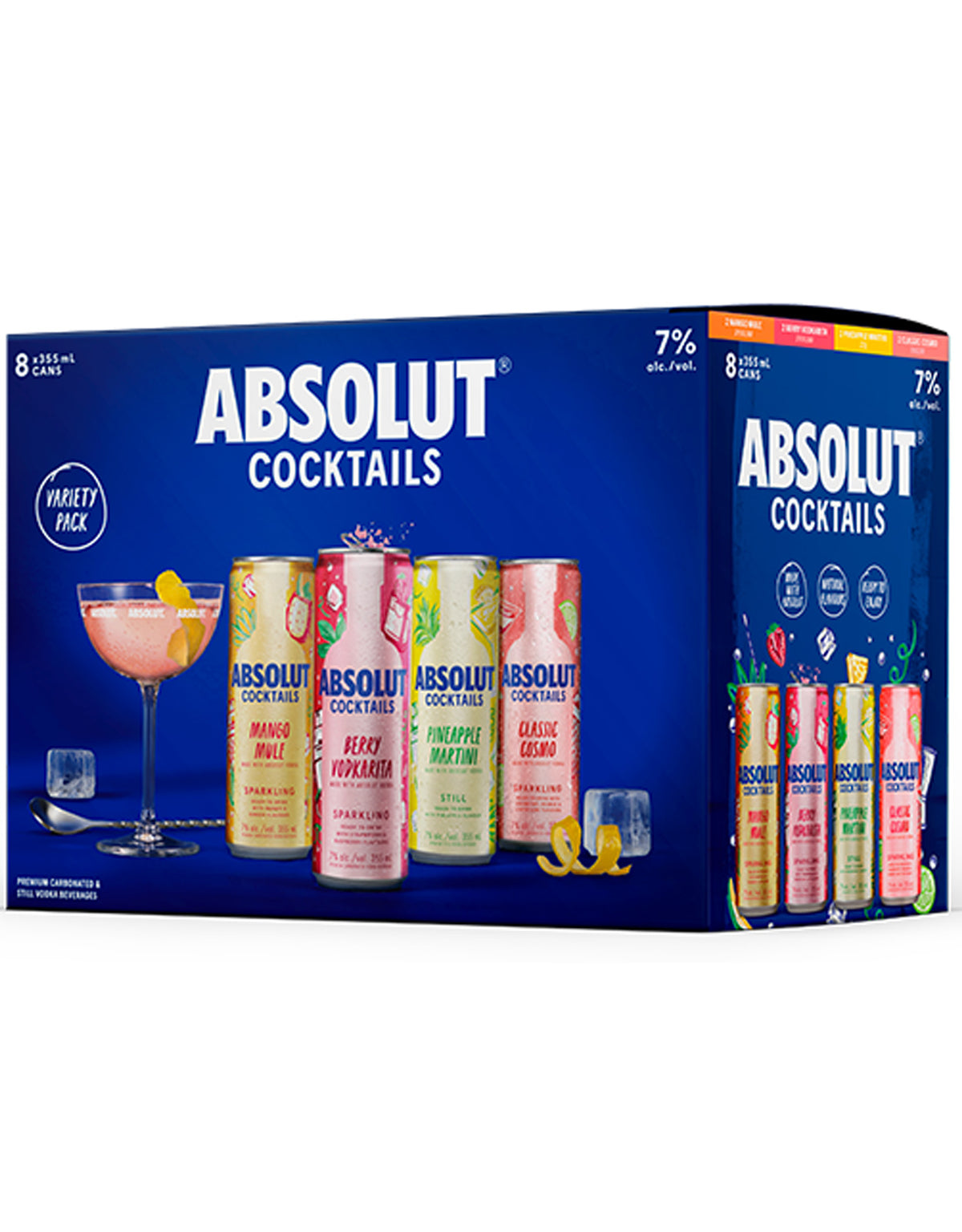 The Absolut Mixer Pack 355 ml - 24 Cans