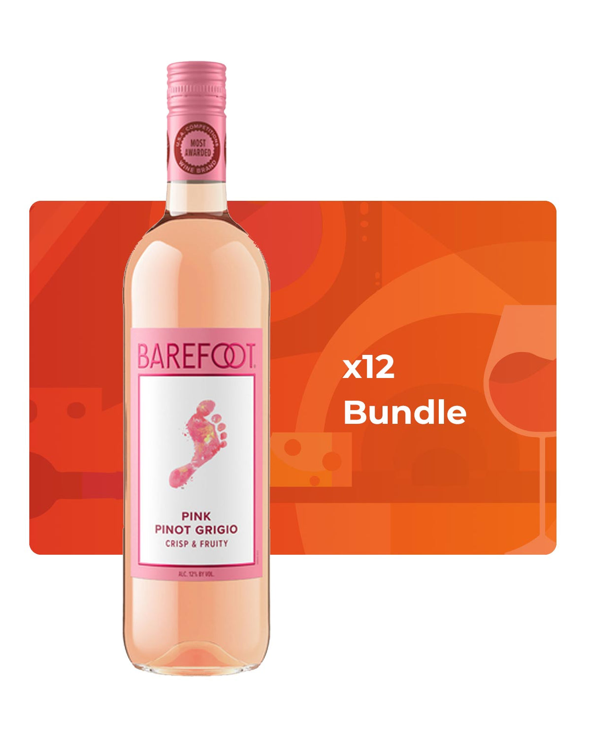 Barefoot Pink Pinot Grigio - Bundle & Save