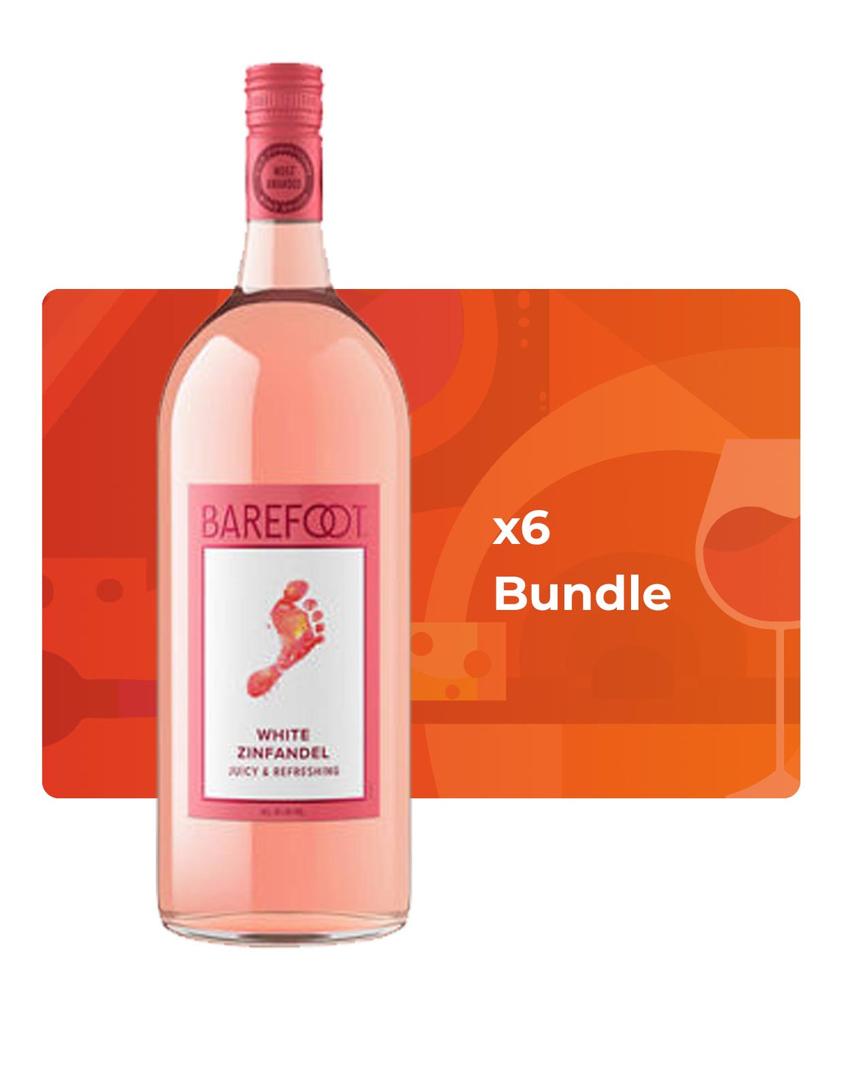 Barefoot White Zinfandel - 1.5 Litre Bottle - Bundle & Save