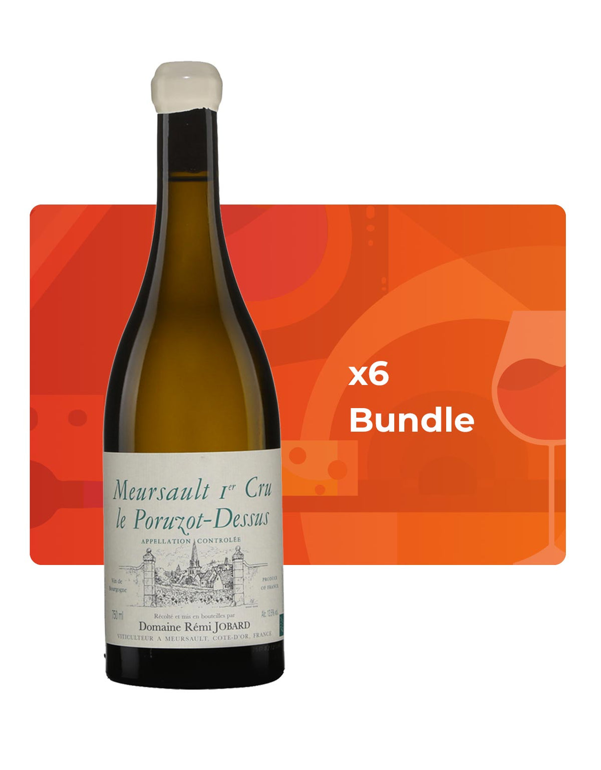 Domaine Remi Jobard Meursault Premier Cru Le Porusot Dessus - Bundle & Save