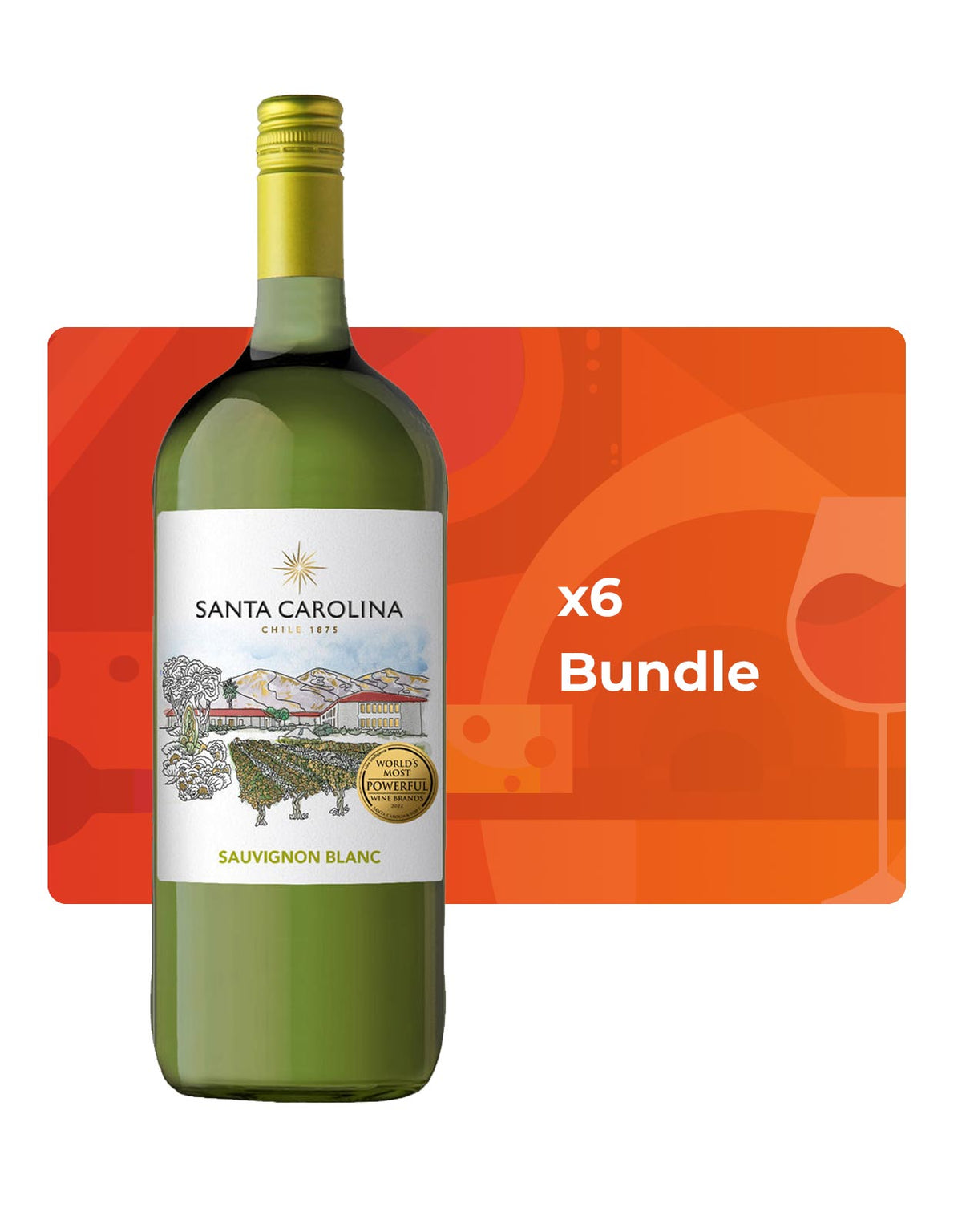 Santa Carolina Sauvignon Blanc - 1.5 Litre - Bundle & Save