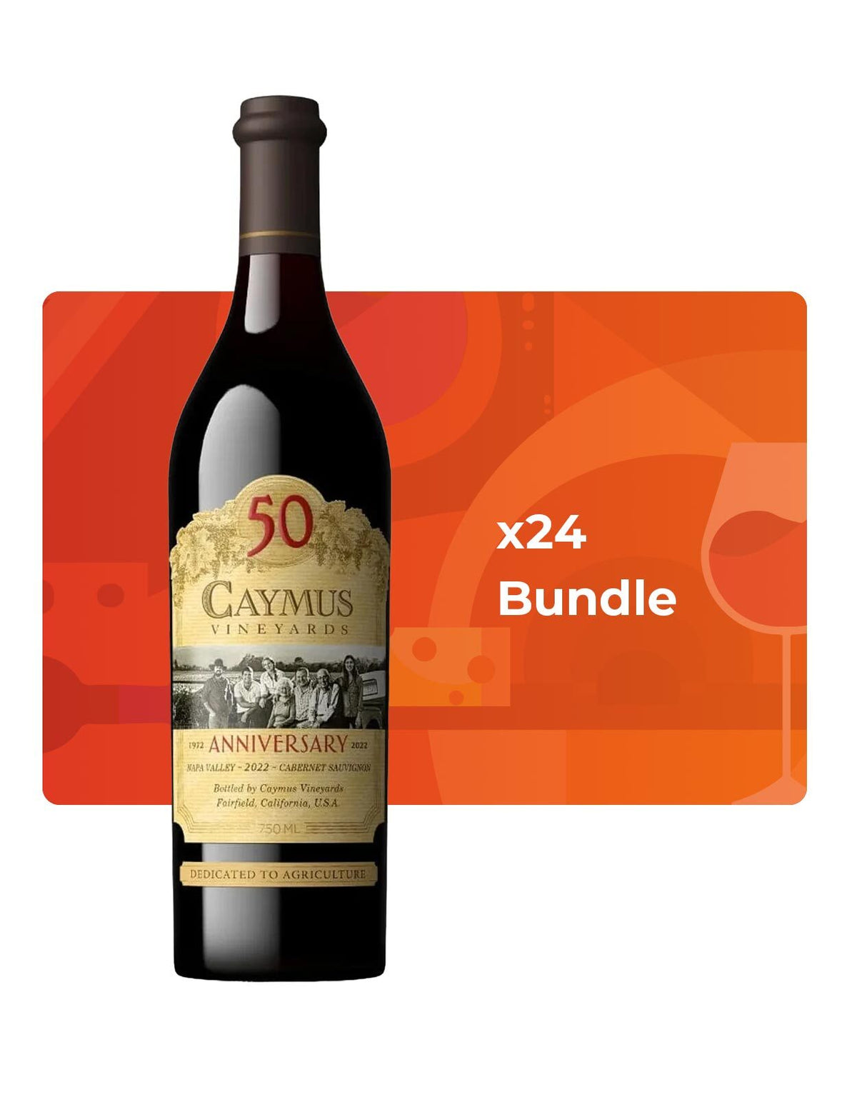 Caymus Cabernet Sauvignon 2022 - 50th Anniversary - Bundle & Save