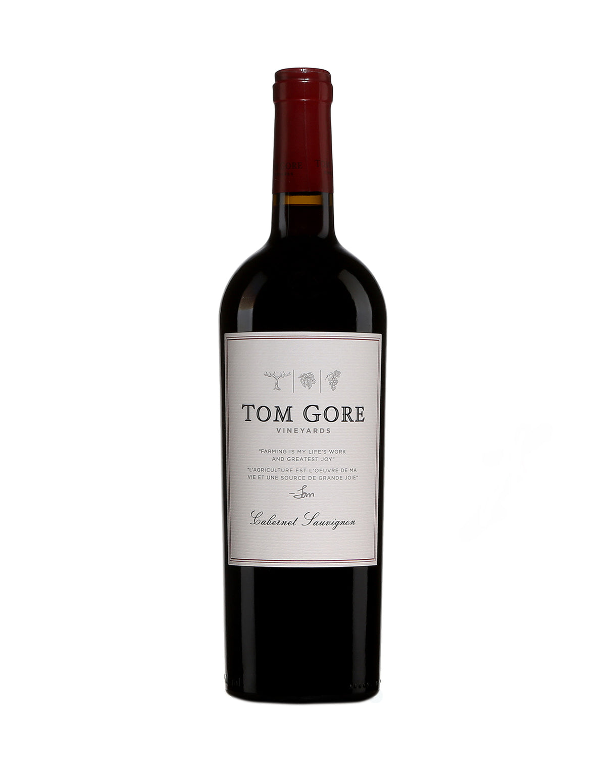 Tom Gore Cabernet Sauvignon 2021 - ZYN THE WINE MARKET LTD.