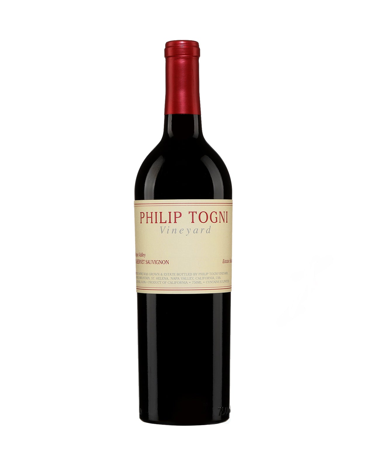 Philip Togni Cabernet Sauvignon Spring Mountain Napa Valley 2019