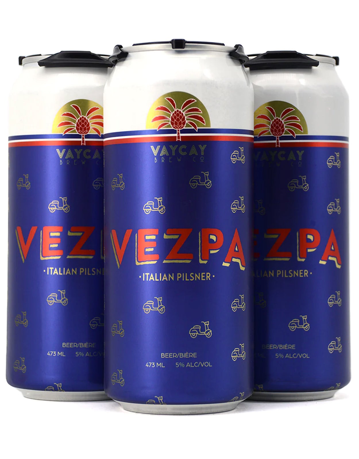 Vaycay Brew Vezpa Italian Pilsner 473 ml - 4 Cans