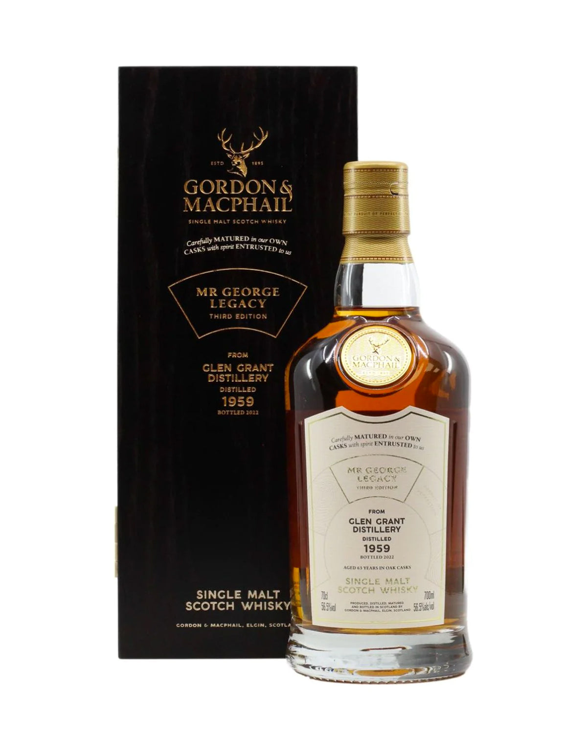 Gordon & MacPhail Mr George Legacy 3rd Edition Single Malt 1959 'Glen Grant' - ZYN THE WINE MARKET LTD.