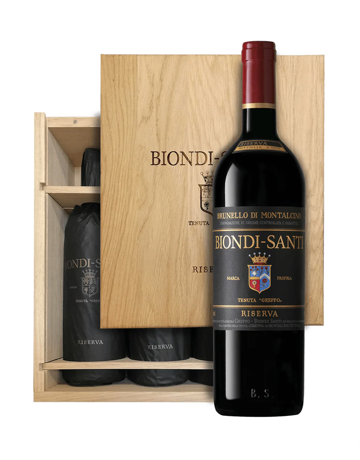 Biondi Santi Tenuta Greppo Brunello di Montalcino Riserva - 3 Bottles - ZYN THE WINE MARKET LTD.