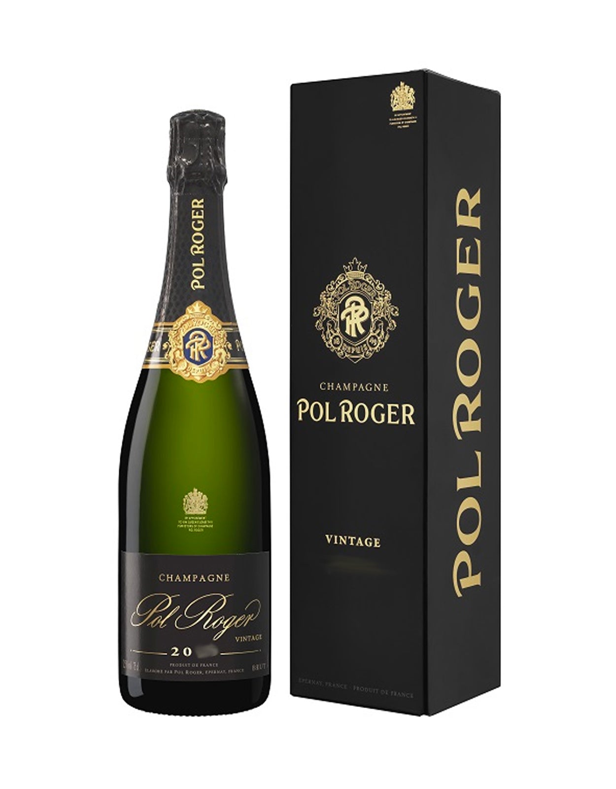 Pol Roger Brut Black Foil Vintage 2016 - 1.5 Litre Bottle