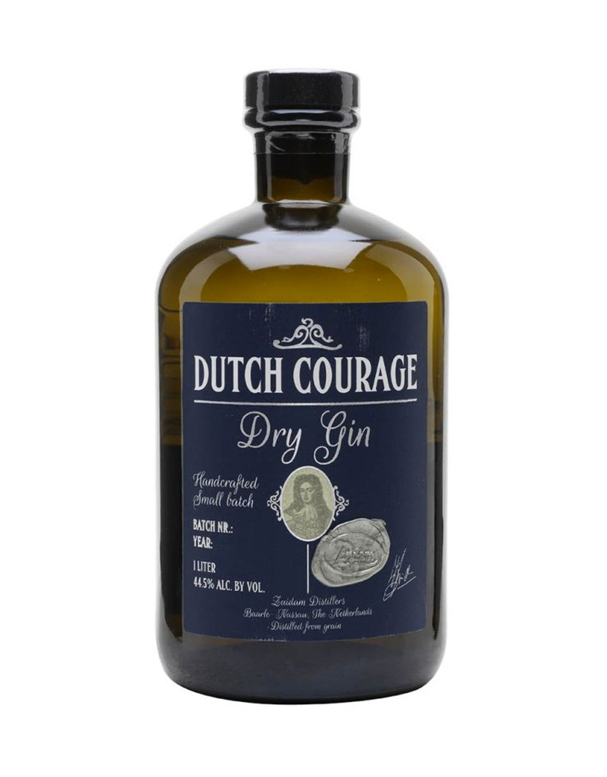 Dutch Courage Dry Gin - 1 Litre Bottle - ZYN THE WINE MARKET LTD.
