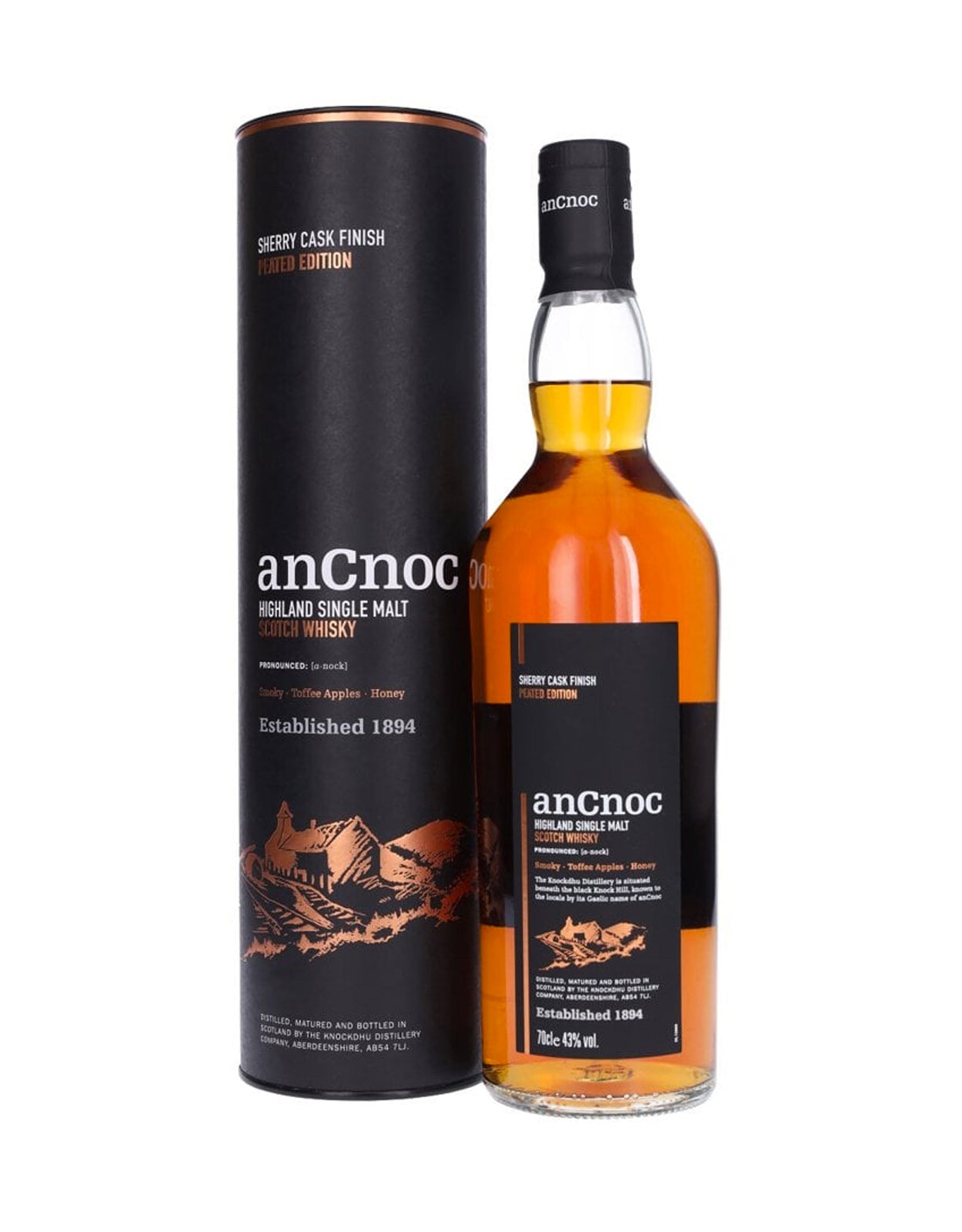 Ancnoc Sherry Cask Finish Peated Edition