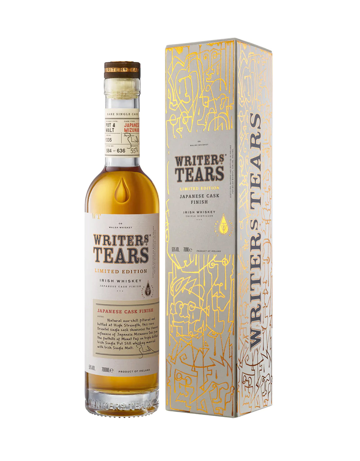 Writers' Tears Japanese Mizunara Cask Finish - ZYN THE WINE MARKET LTD.