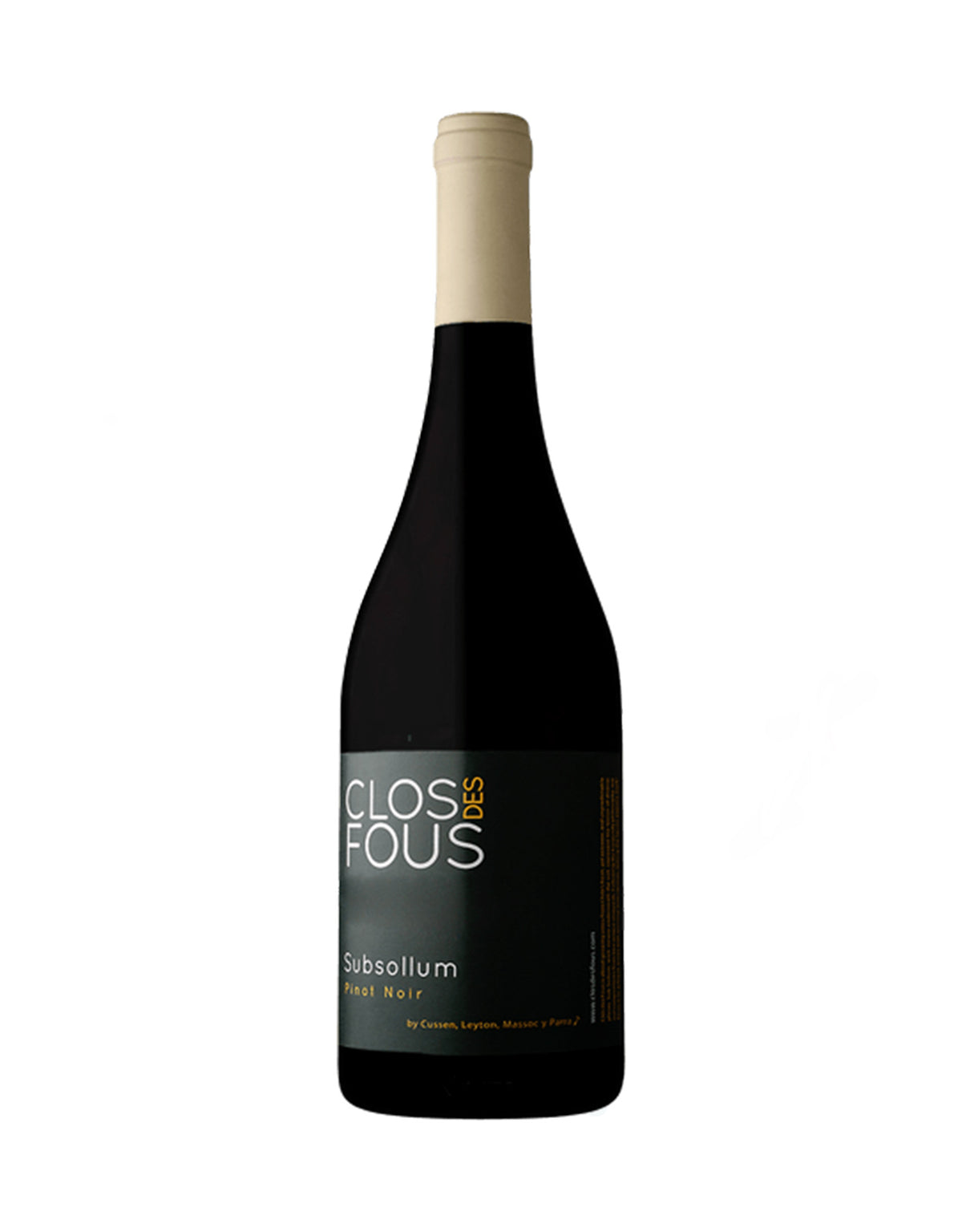 Clos des Fous Pinot Noir 'Subsollum' 2018 - ZYN THE WINE MARKET LTD.