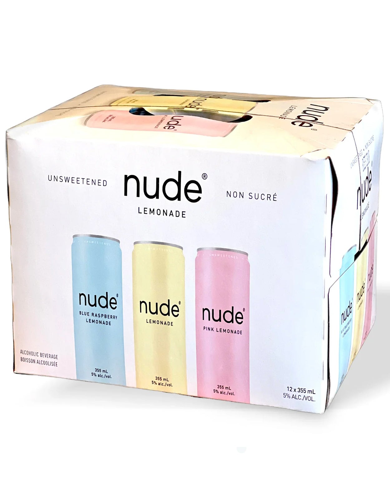 Nude Vodka Soda Mixer Pack 355 ml - 12 Cans