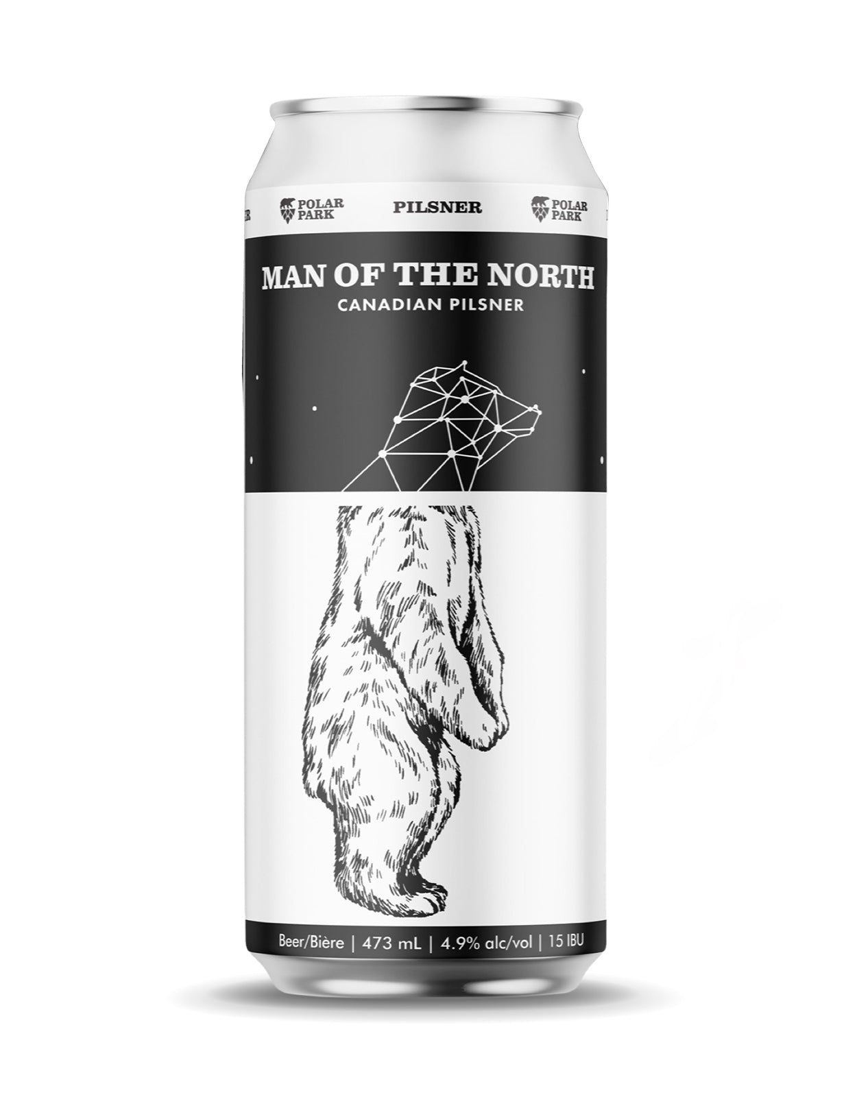 Polar Park Man Of The North Pilsner 473 ml - 4 Cans