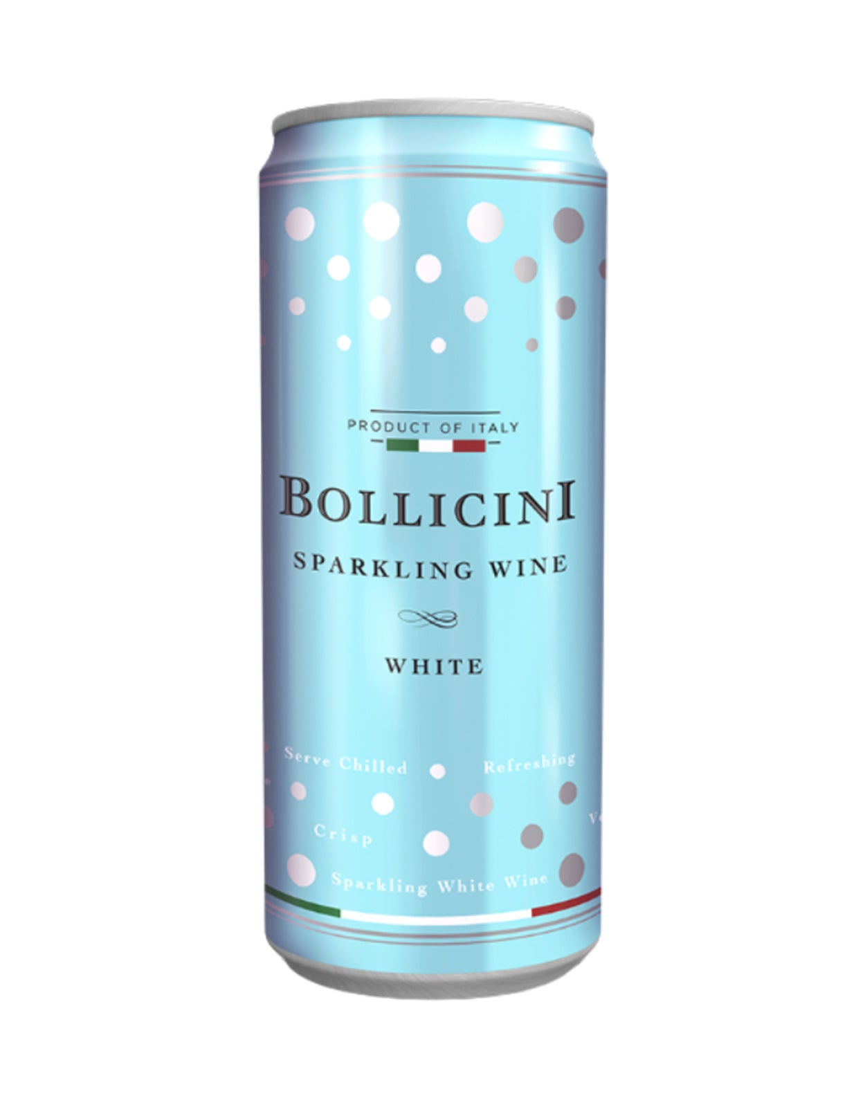Bollicini Cuvee White Sparkling Wine 250 ml - 48 Cans