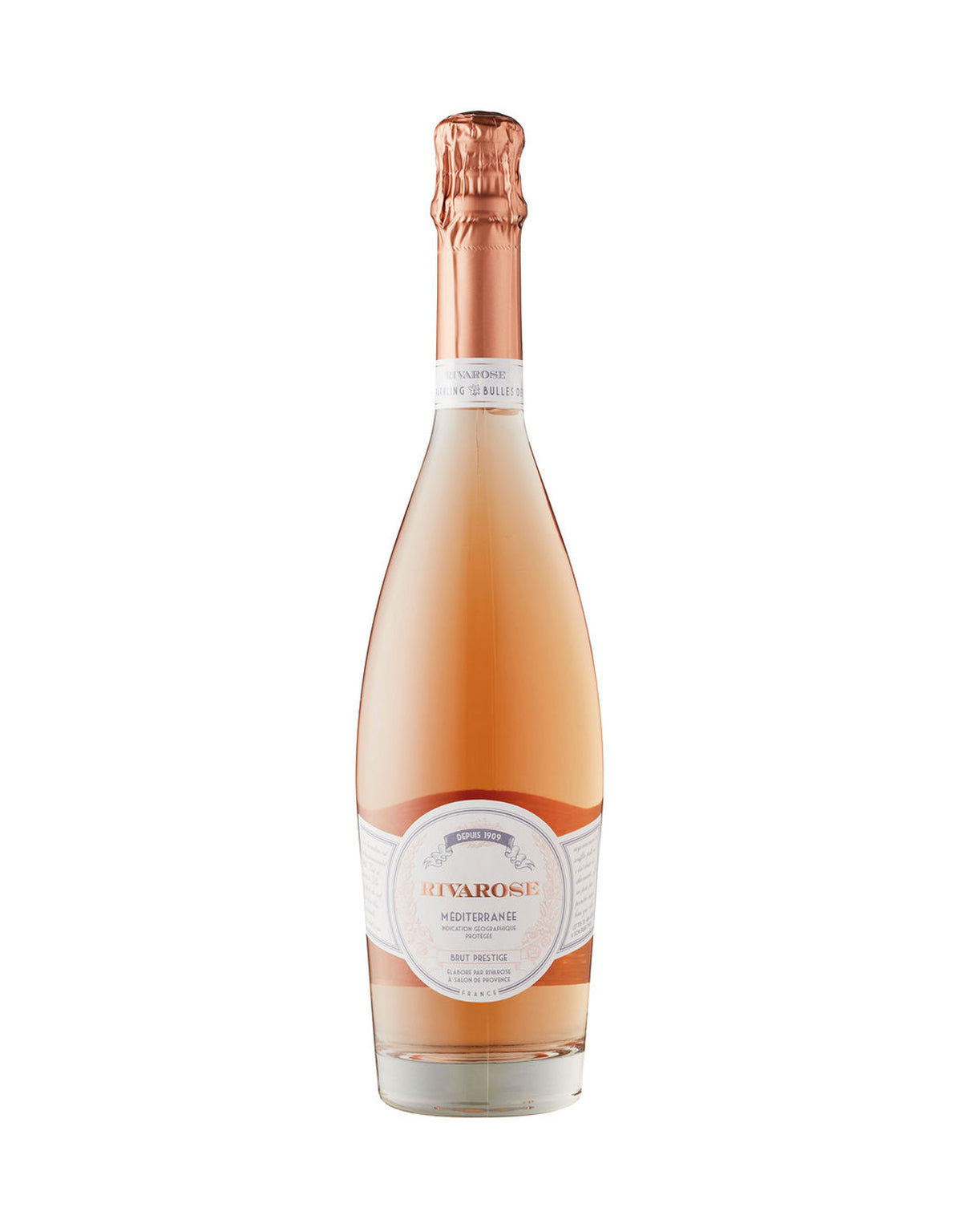 Rivarose Mediterranee Sparkling Rose (NV) - ZYN THE WINE MARKET LTD.