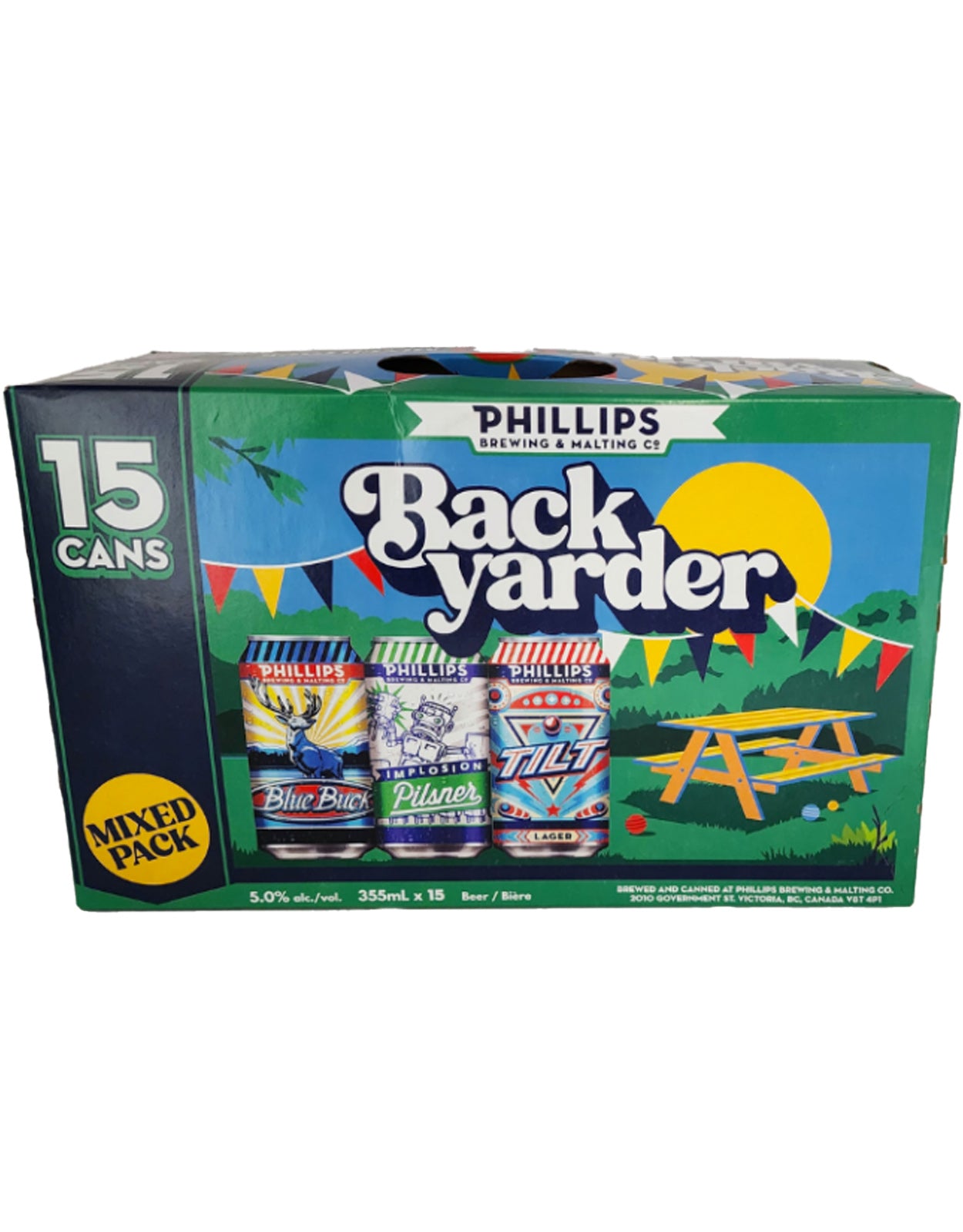 Phillips Backyarder Mixed Pack 355ml - 15 Cans