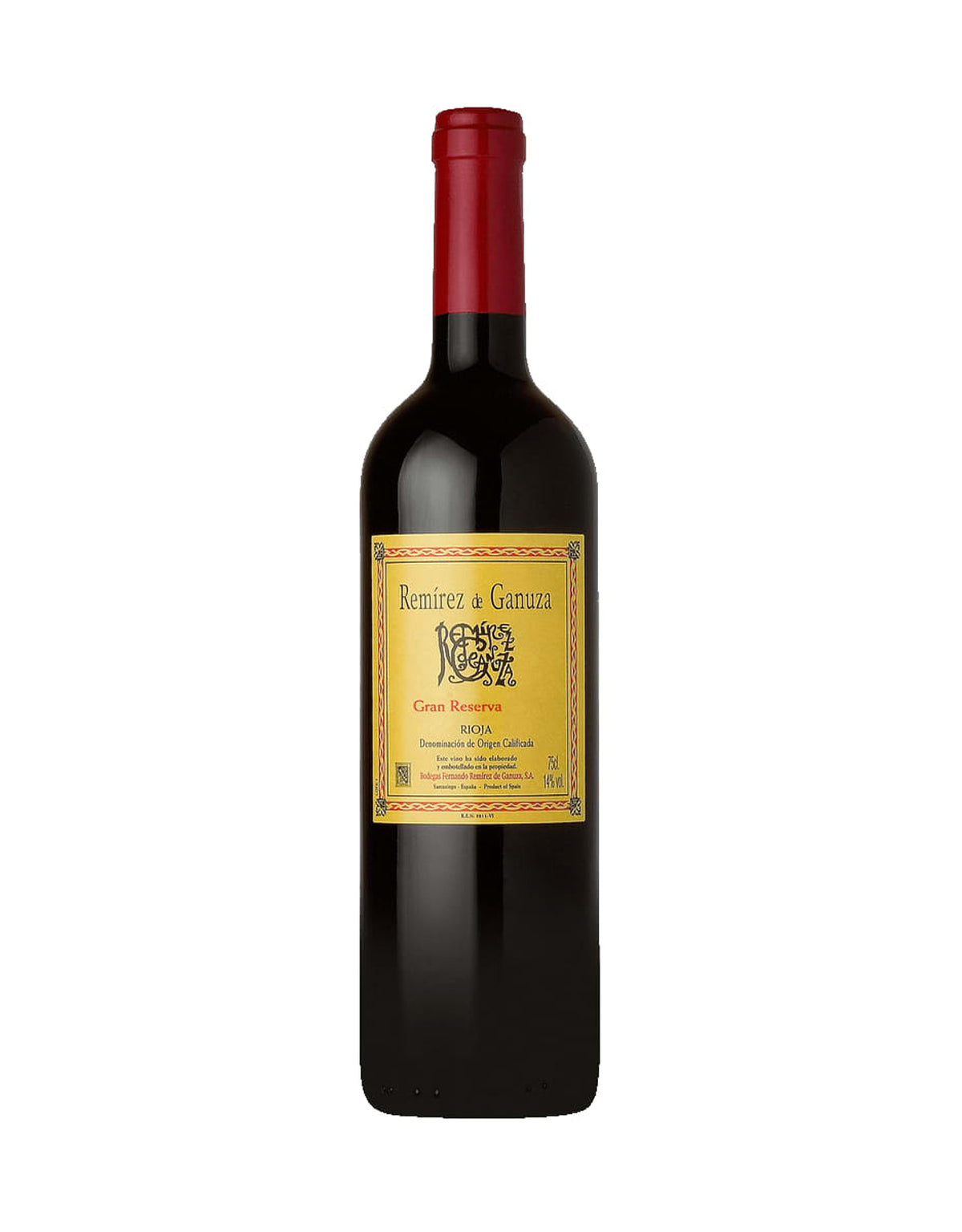 Remirez de Ganuza Gran Reserva 2013 - ZYN THE WINE MARKET LTD.
