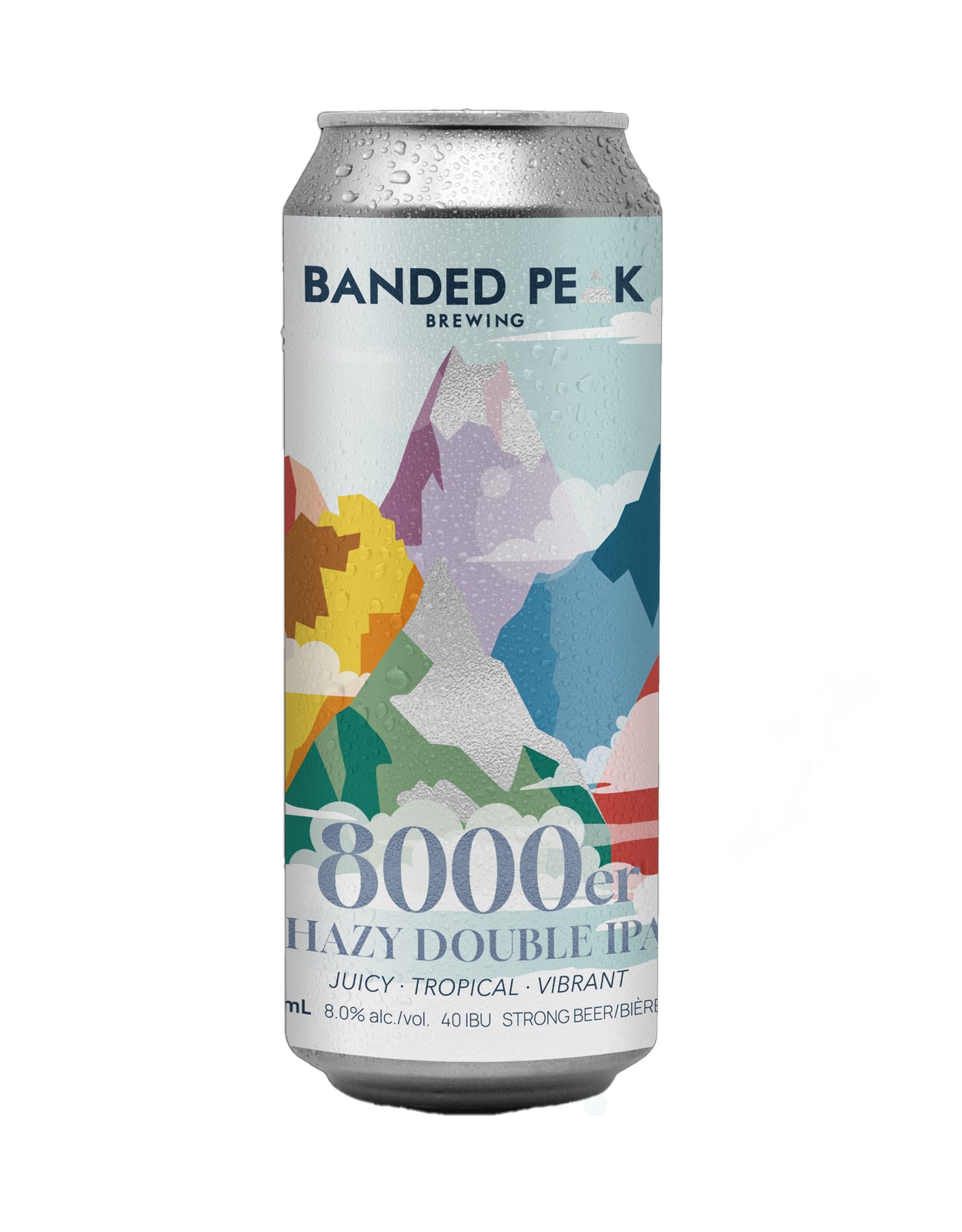 Banded Peak 8000er Hazy Double IPA 473 ml - 4 Cans